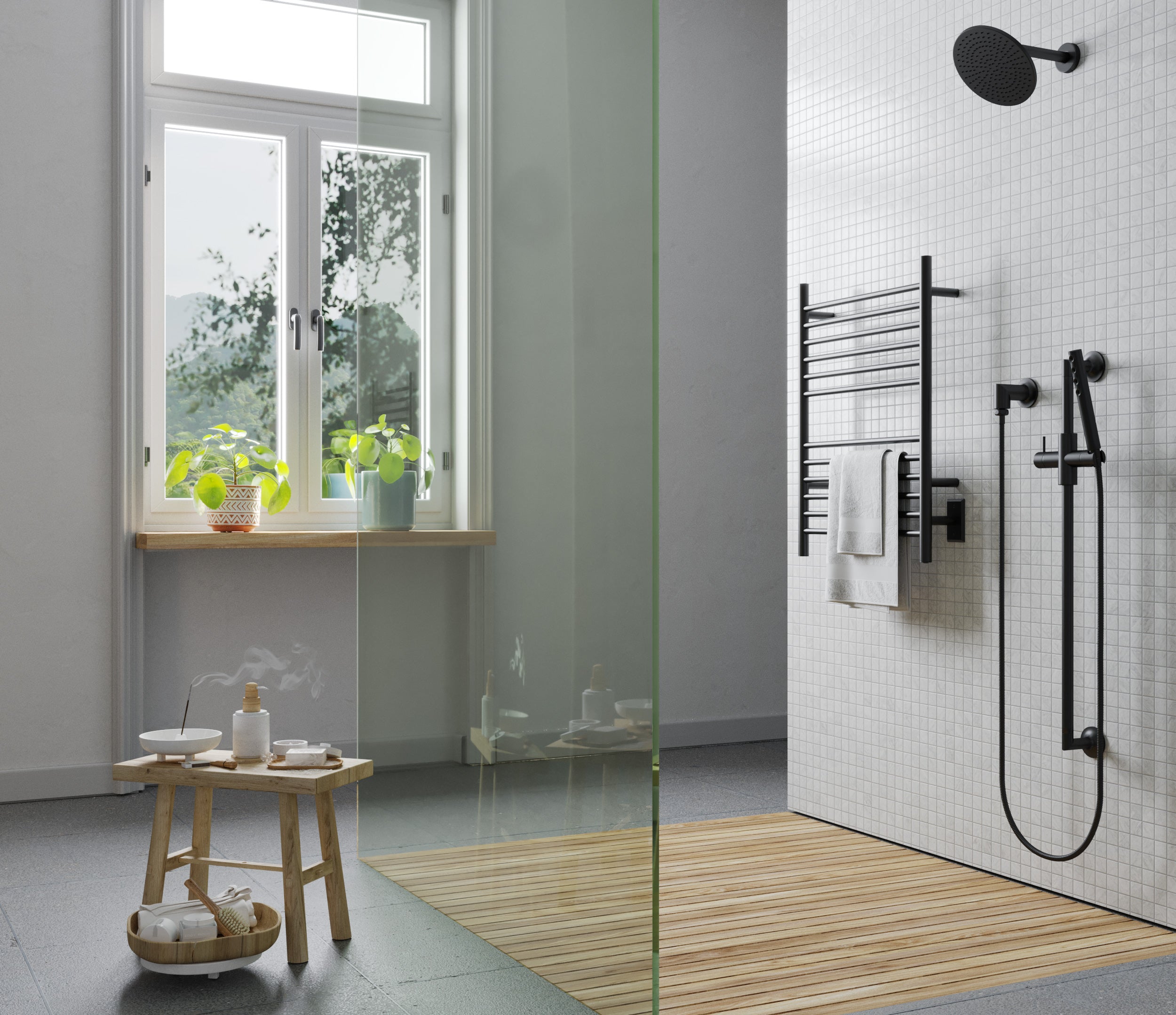 Cape Model 2332 12 Straight Bar Hardwired Towel Warmer