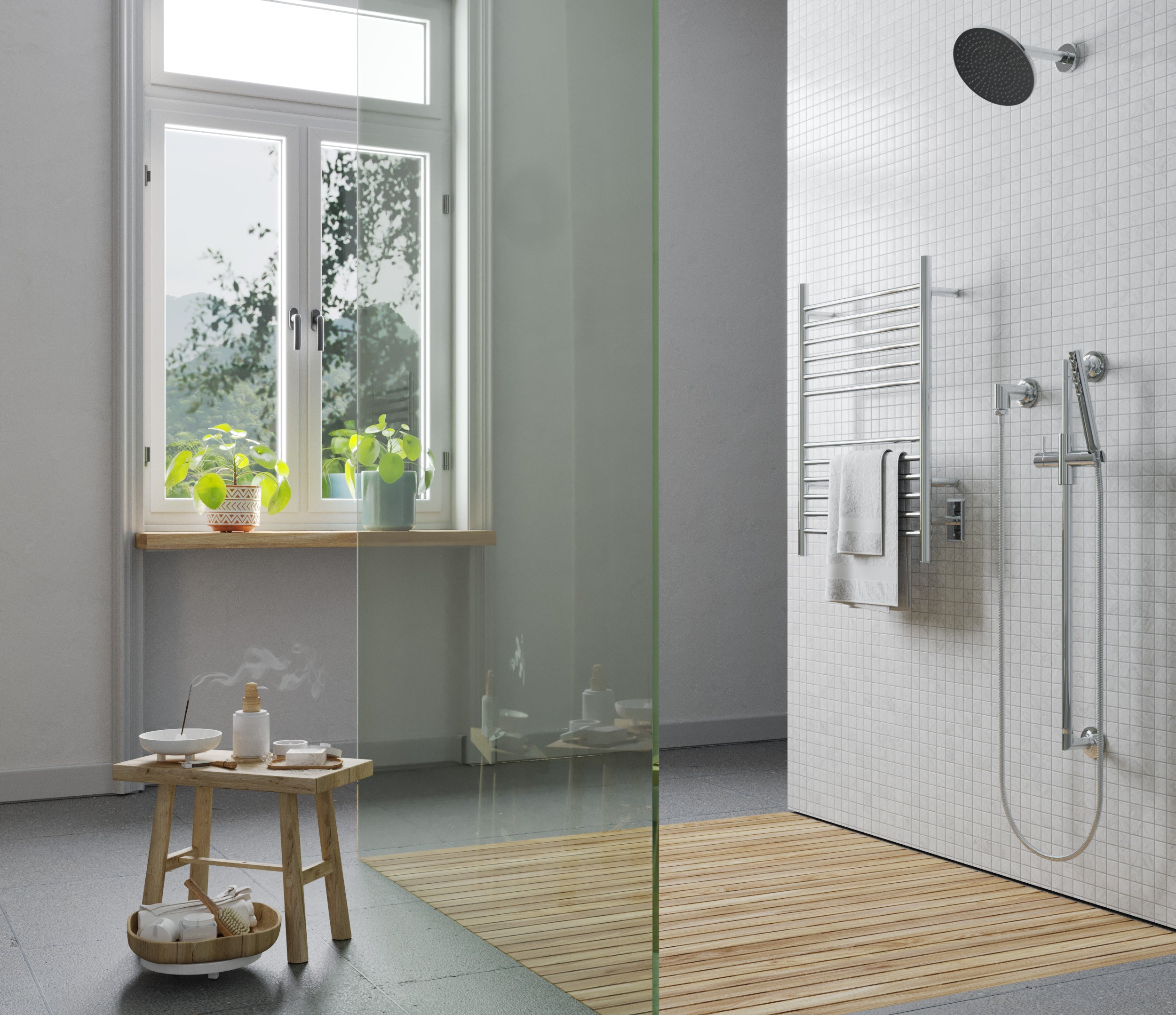 Cape Model 2332 12 Straight Bar Hardwired Towel Warmer