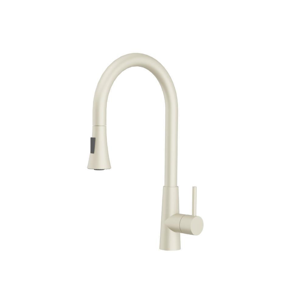Zest Dual Spray Stainless Steel Kitchen Faucet with Pull-Out – Flusso / Isenberg