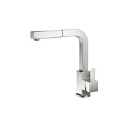 Flusso K.1330 Deus - Dual Spray Stainless Steel Kitchen Faucet With Pull Out