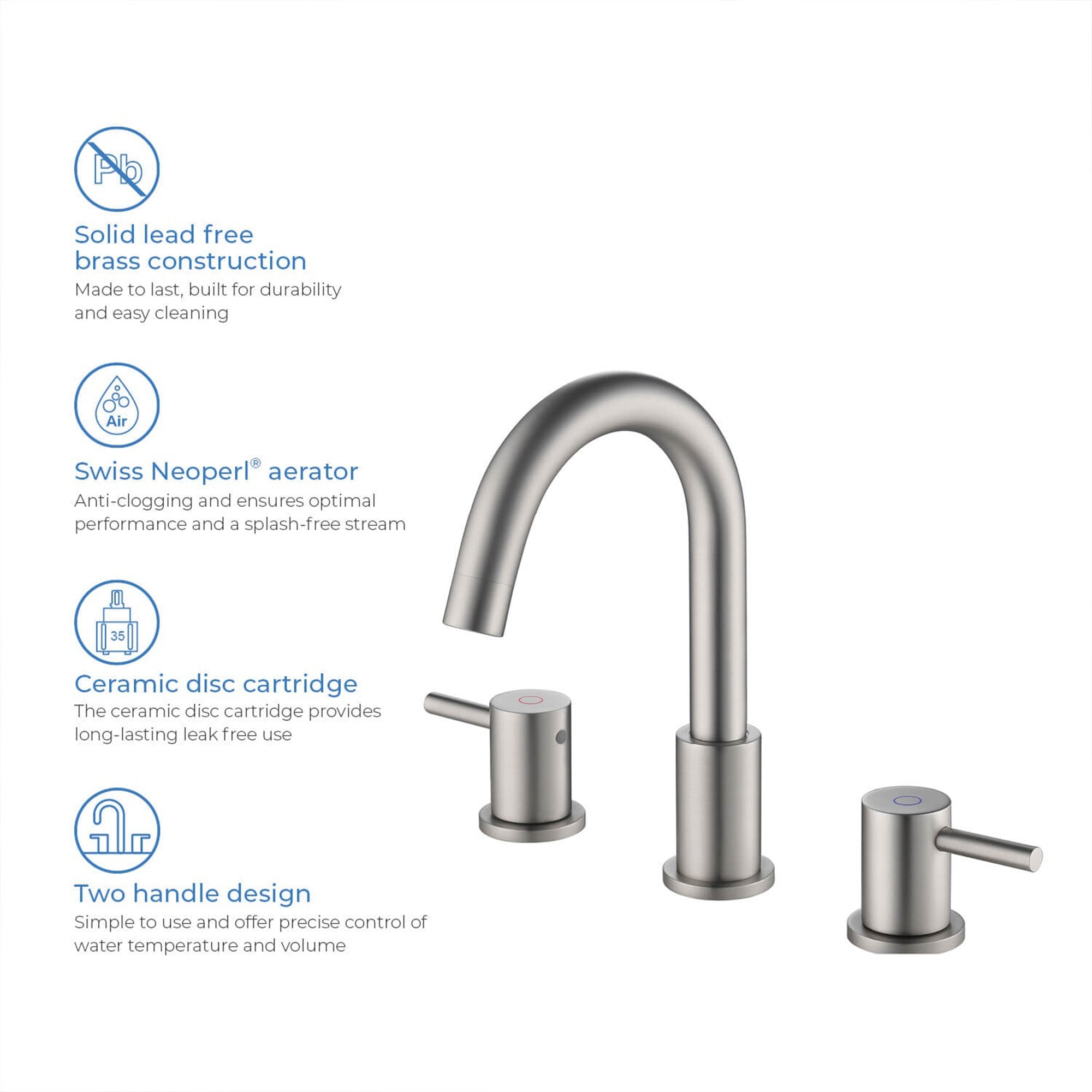 Blossom Wide Spread Lavatory Faucet KBF1016