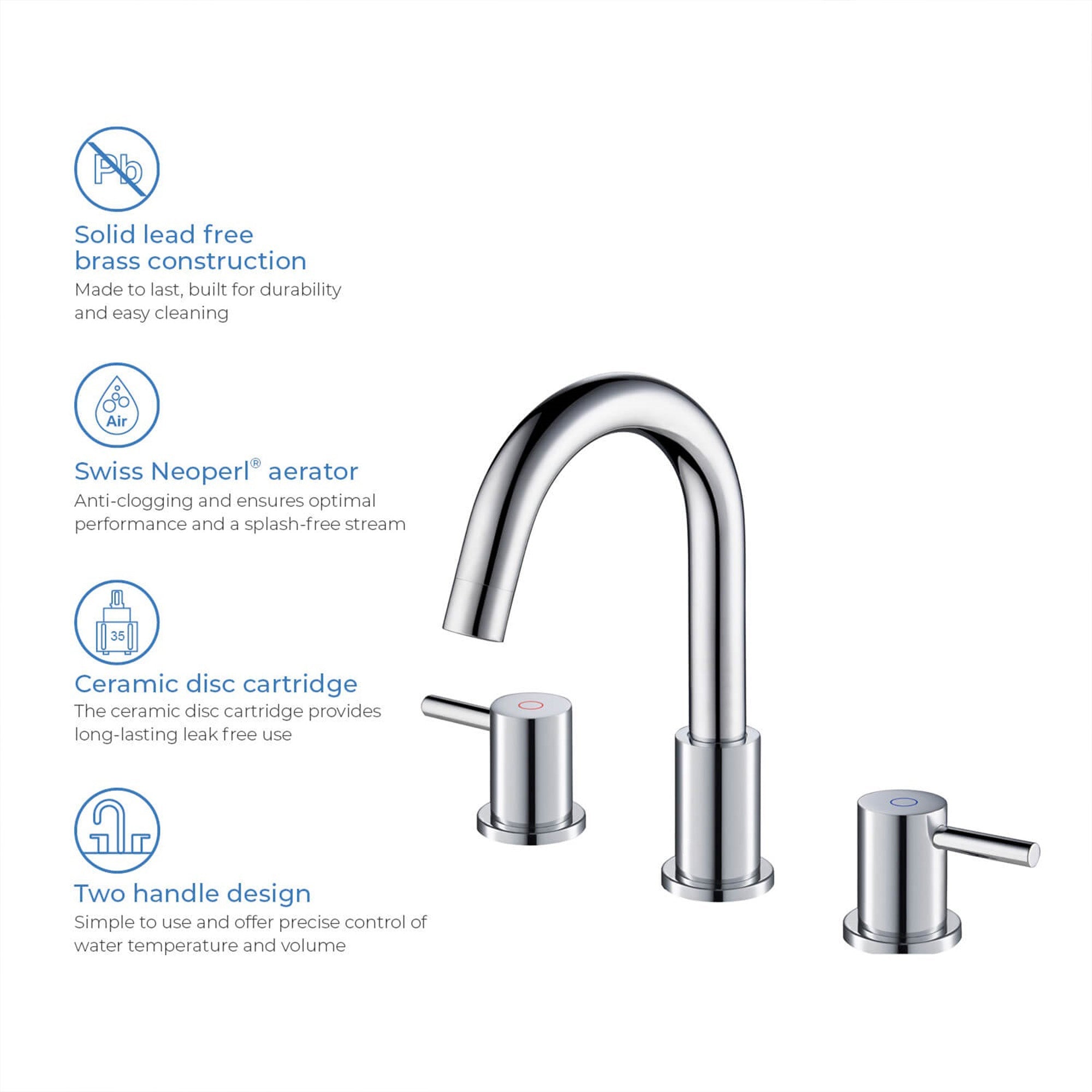 Blossom Wide Spread Lavatory Faucet KBF1016