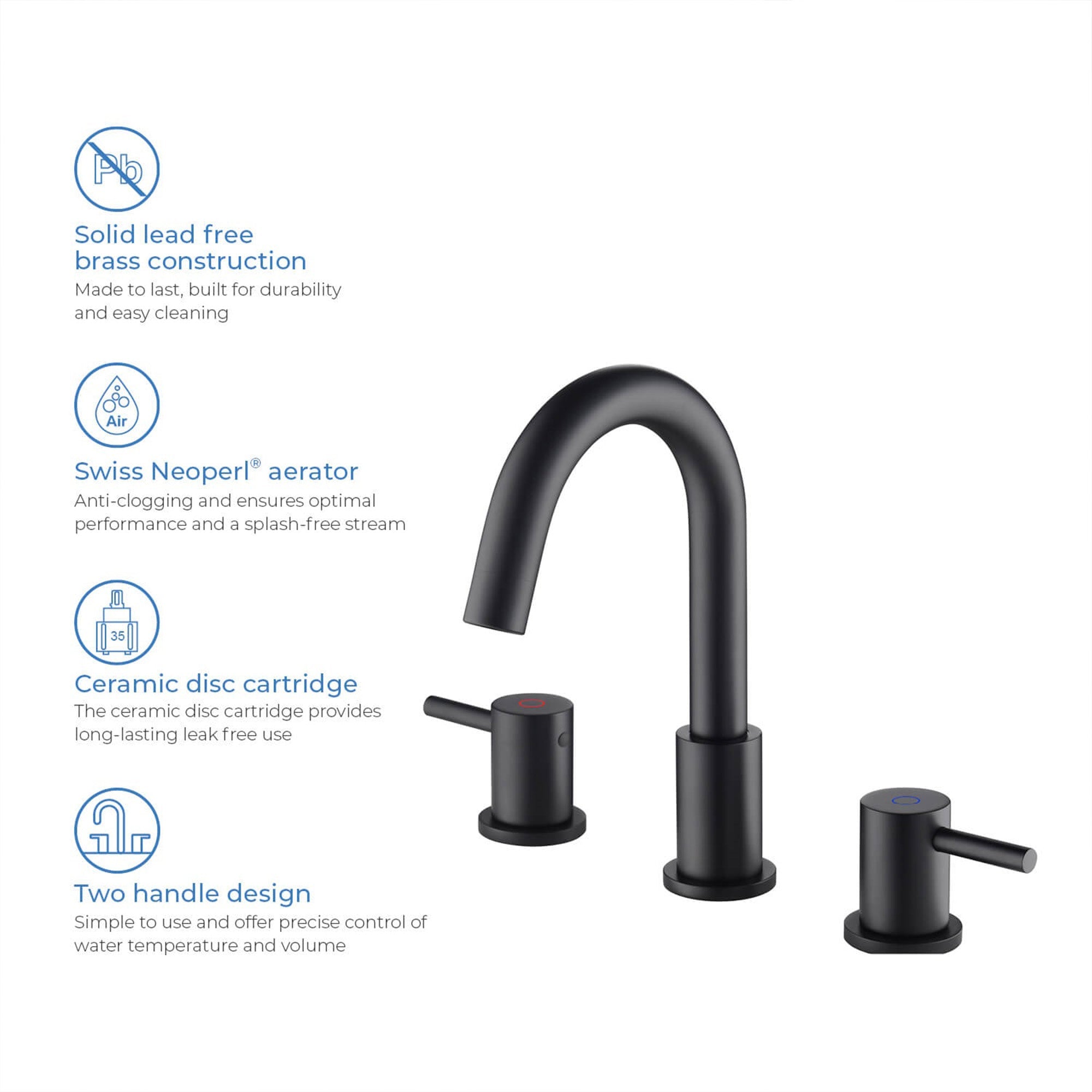 Blossom Wide Spread Lavatory Faucet KBF1016