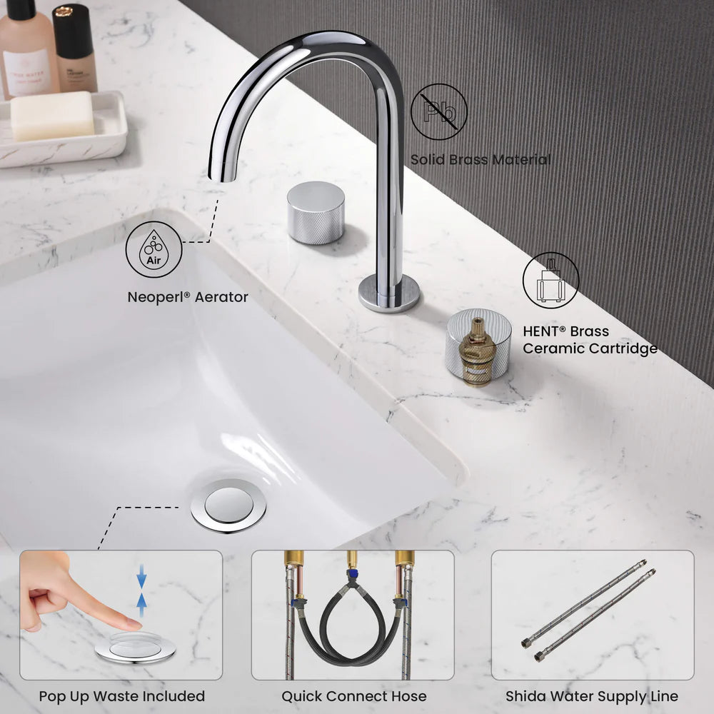 Blossom Wide Spread Lavatory Faucet KBF1026
