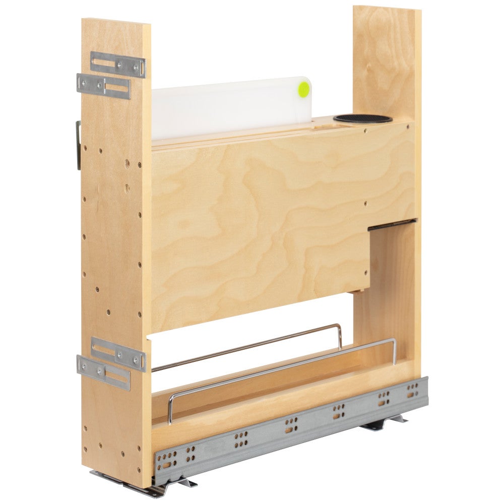 Hardware Resources "No Wiggle" Magnetic Knife Organizer Soft-close Pullout