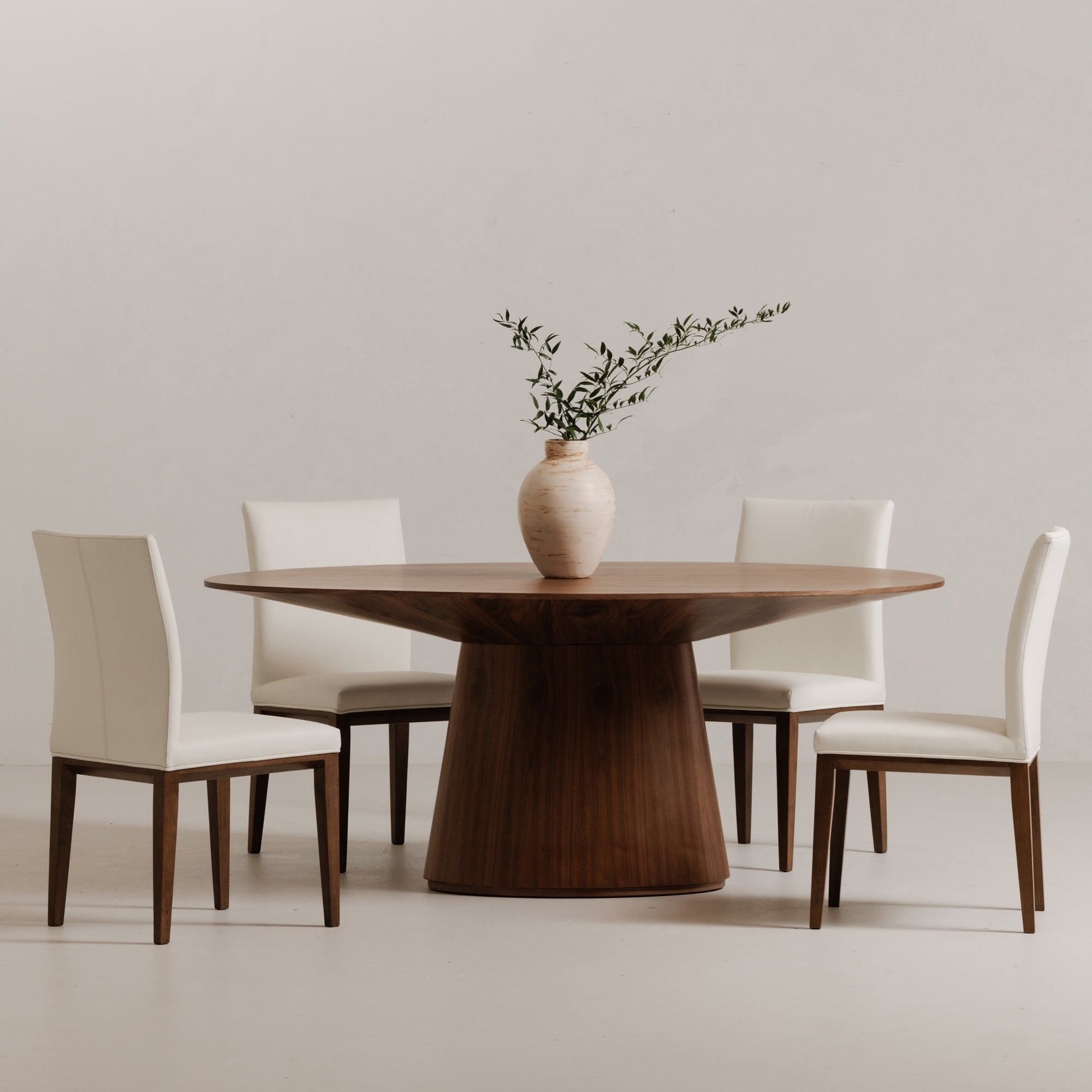 Moes Otago Oval Dining Table Walnut Brown KC-1007-03-0