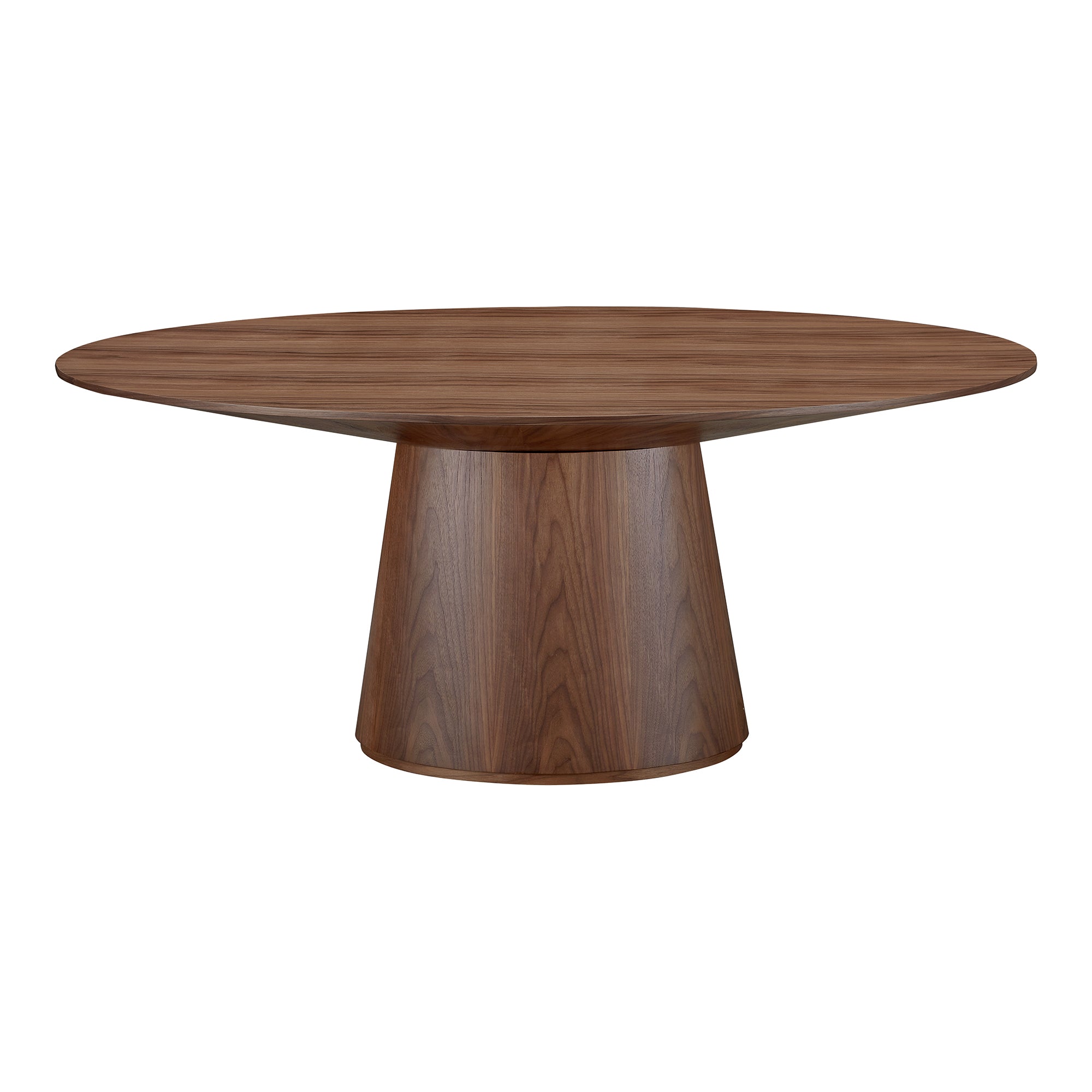 Moes Otago Oval Dining Table Walnut Brown KC-1007-03-0