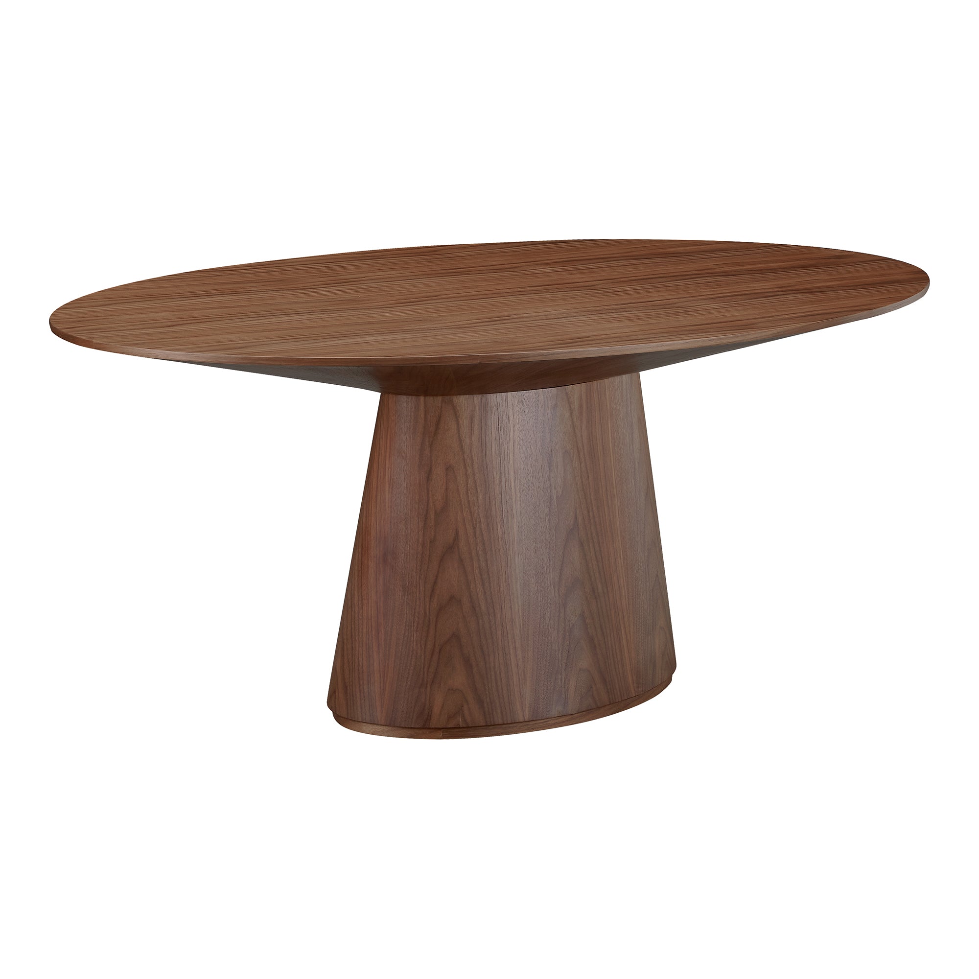 Moes Otago Oval Dining Table Walnut Brown KC-1007-03-0