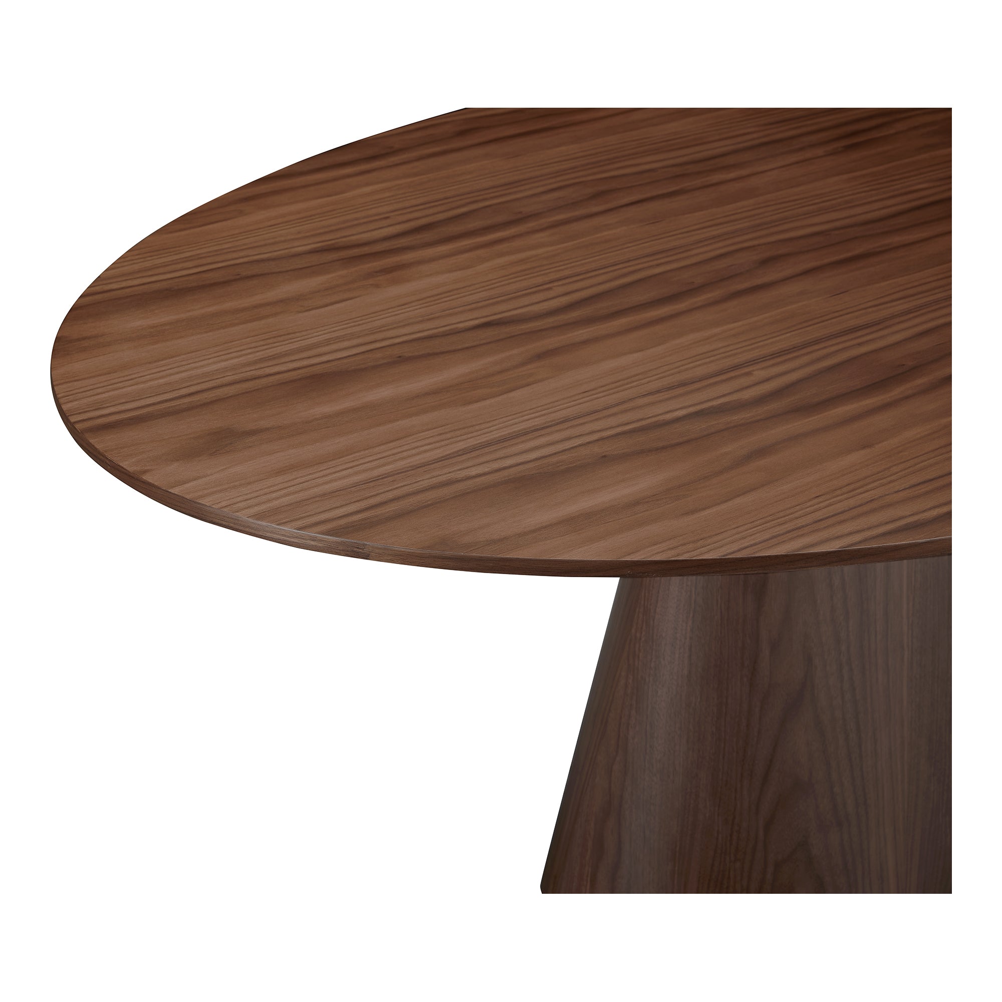 Moes Otago Oval Dining Table Walnut Brown KC-1007-03-0