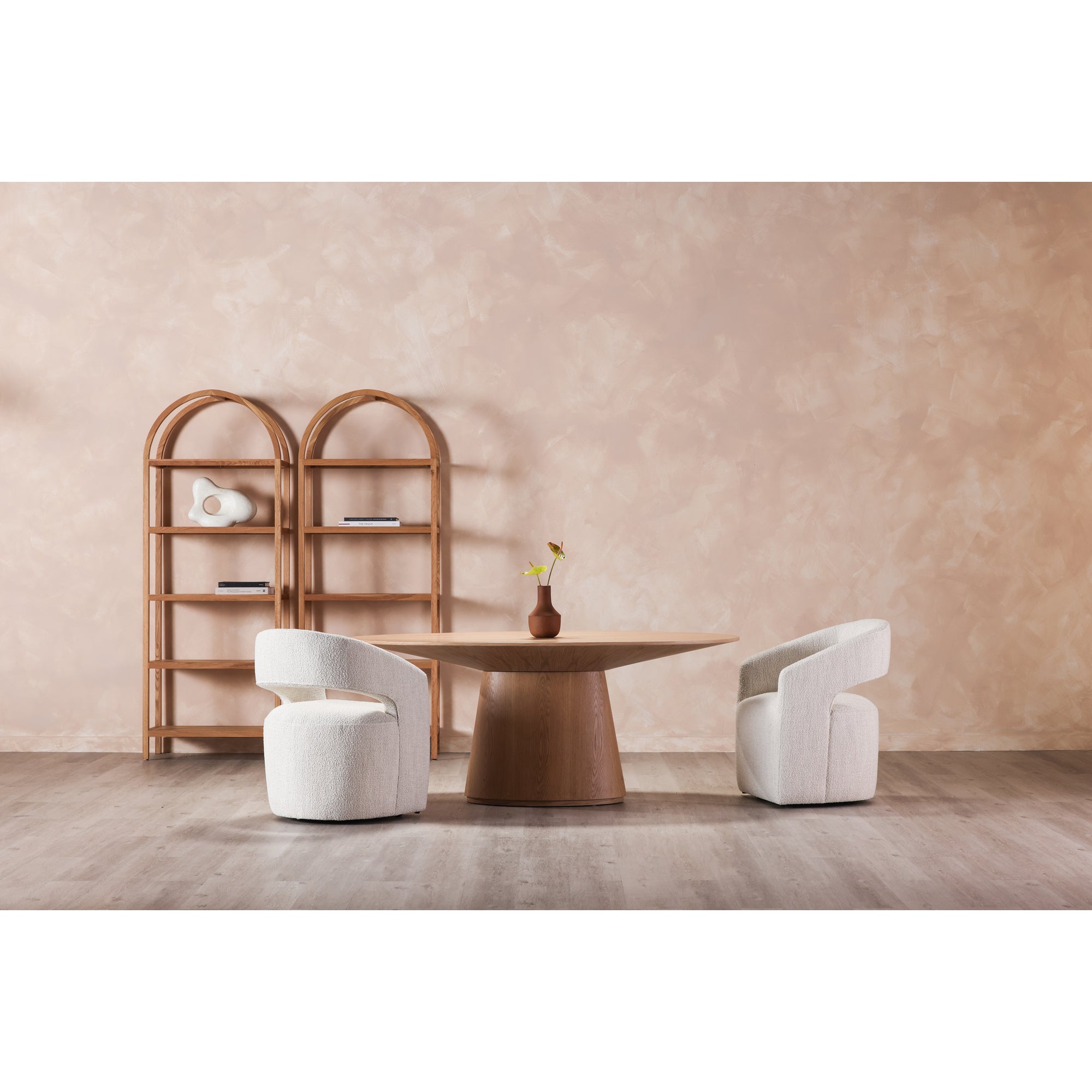 Moes Otago Oval Dining Table Natural Oak KC-1007-24-0