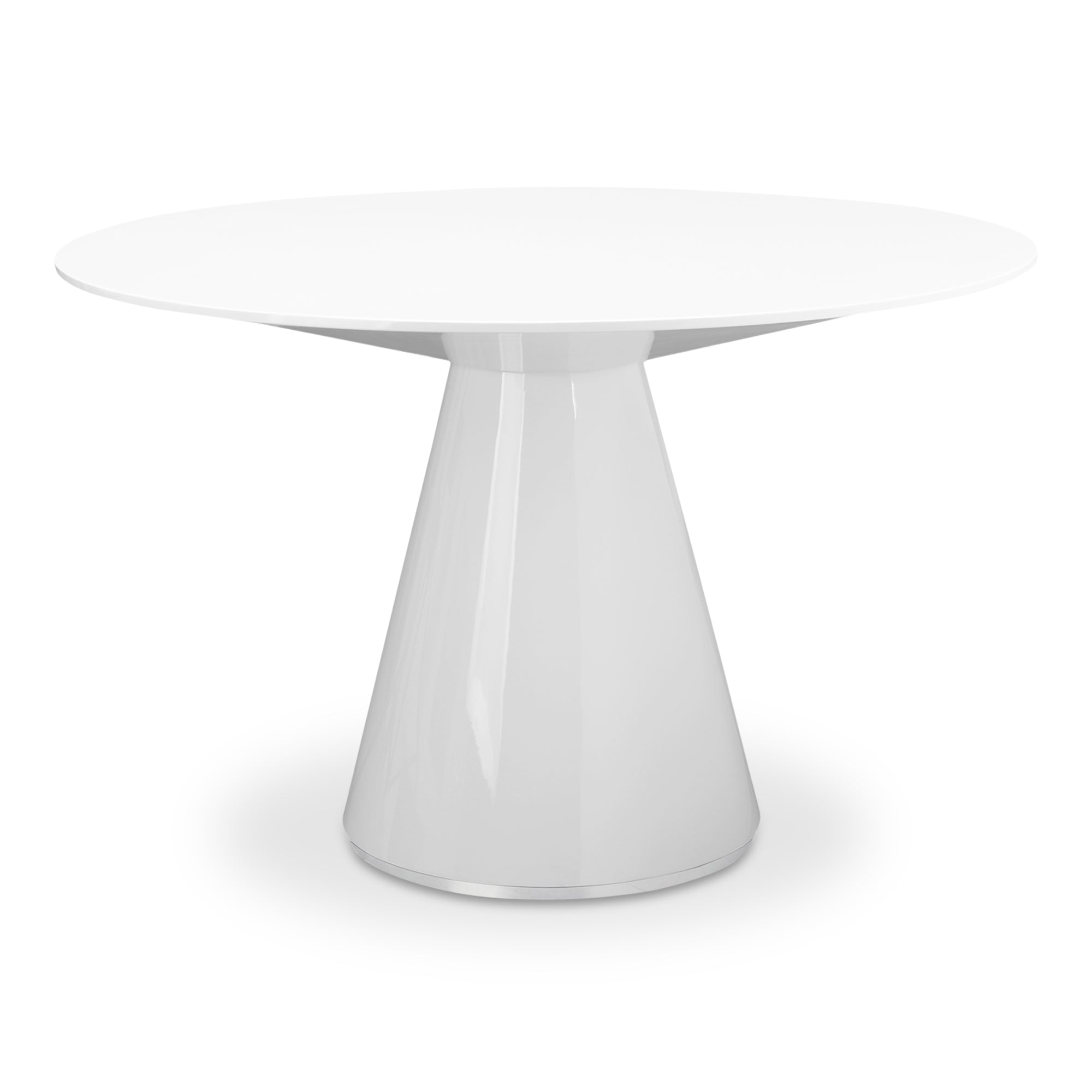Moes Otago 47In Round Dining Table White KC-1028-18-0