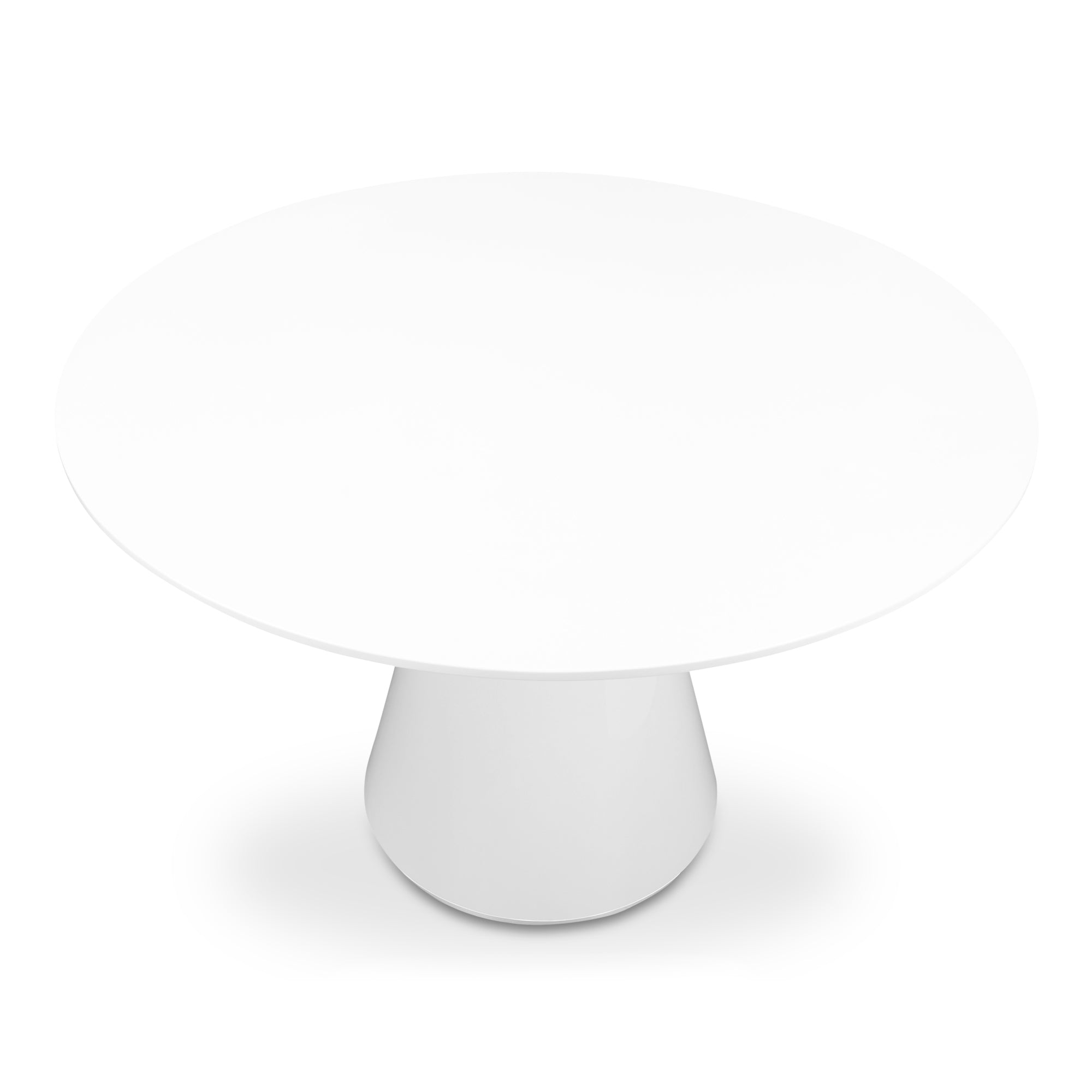 Moes Otago 47In Round Dining Table White KC-1028-18-0