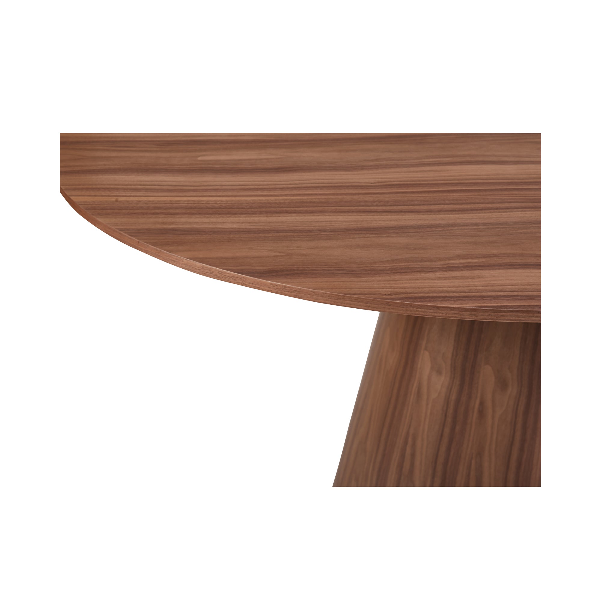 Moes Otago Round 54In Dining Table Walnut Brown KC-1029-03-0