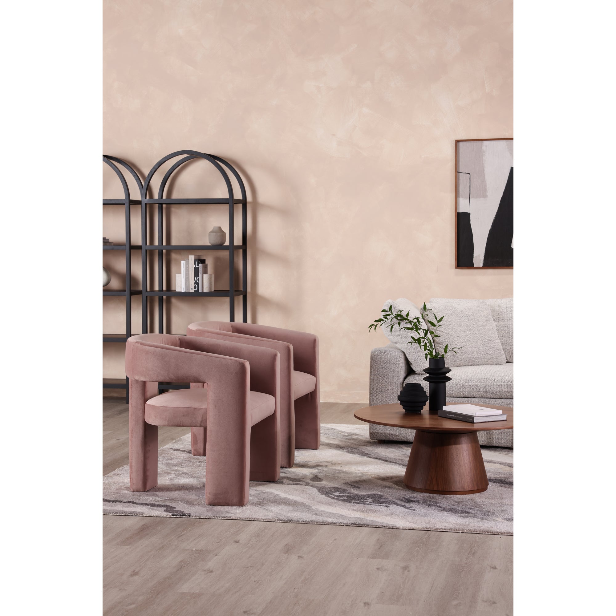 Moes Otago Coffee Table Walnut Brown KC-1030-03-0