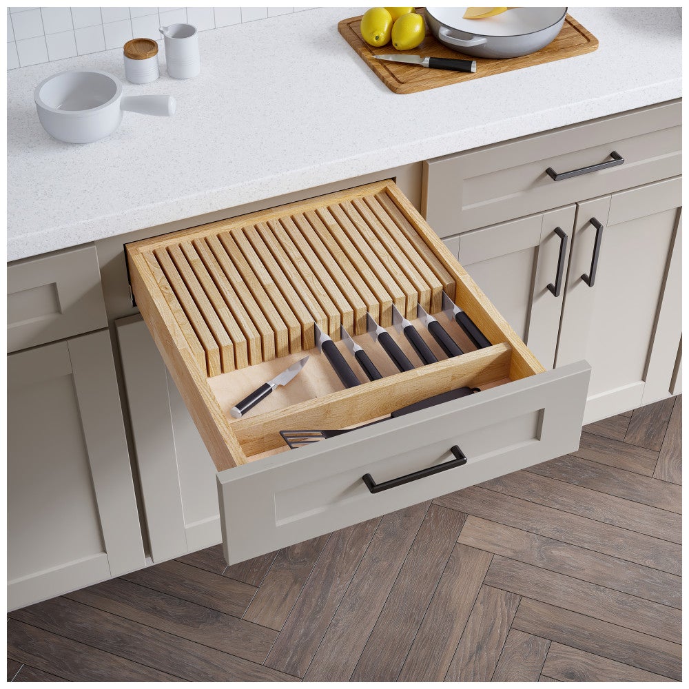 Hardware Resources 16" Knife Block Drawer Insert