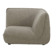 Moes Zeppelin Corner Chair Speckled Pumice KQ-1012-15