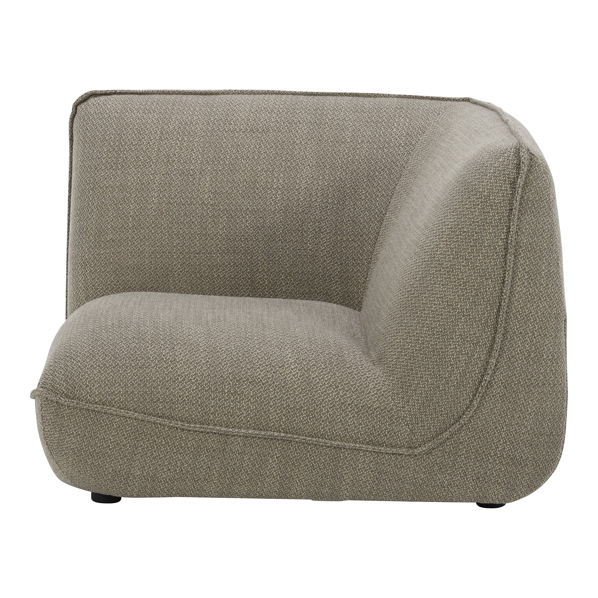 Moes Zeppelin Corner Chair Speckled Pumice KQ-1012-15