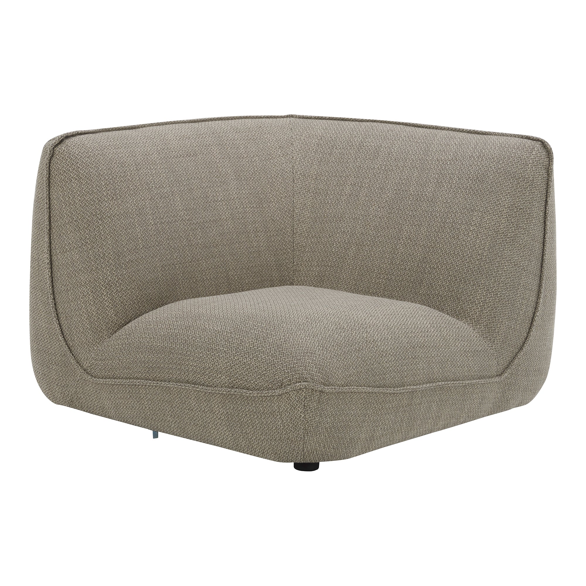 Moes Zeppelin Corner Chair Speckled Pumice KQ-1012-15