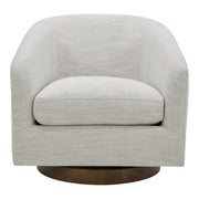 Moes Oscy Swivel Chair Splashed White KQ-1015-05-USA