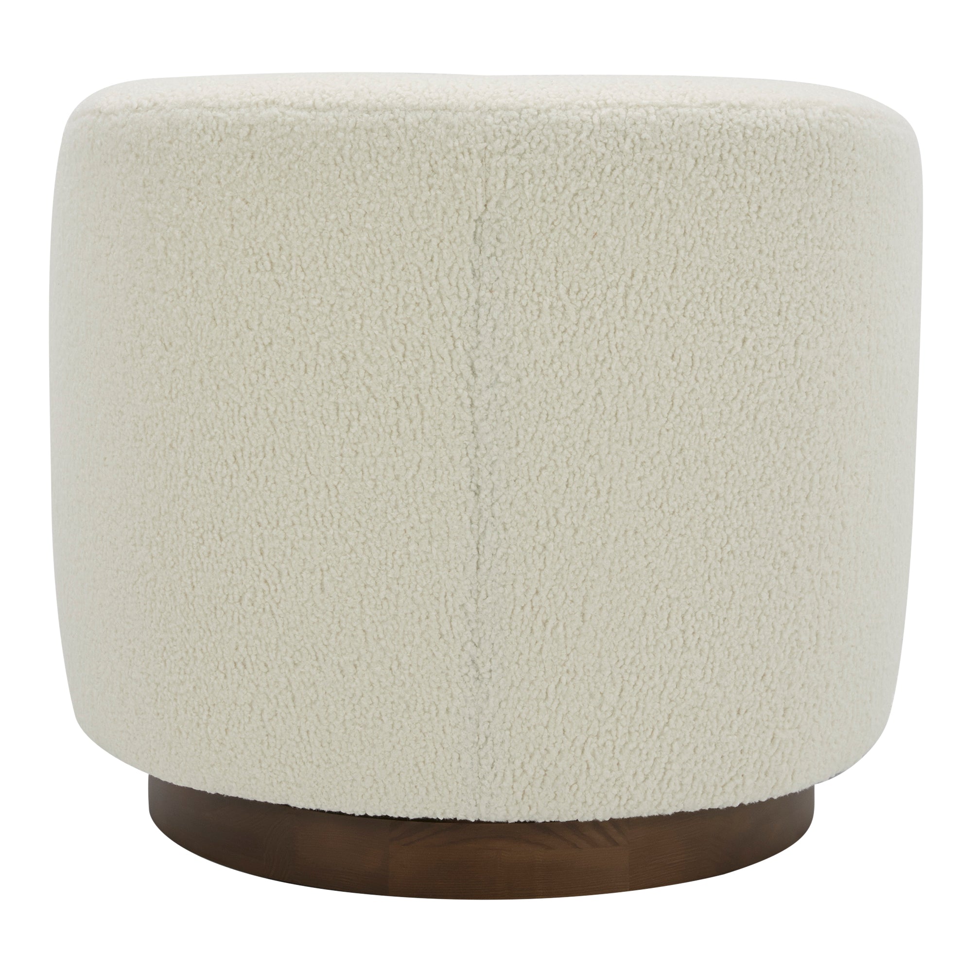 Moes Oscy Swivel Chair Faux Shearling White KQ-1015-24-USA