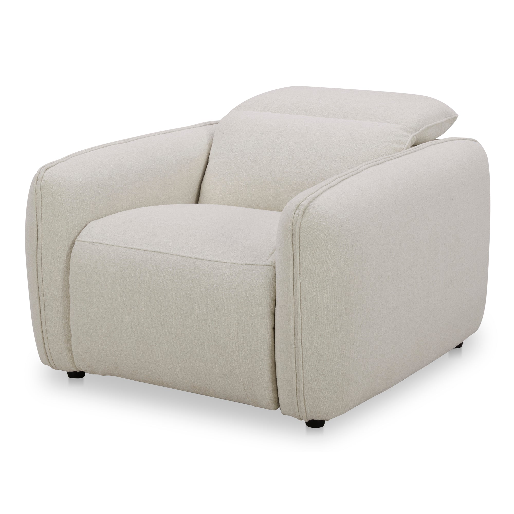 Moes Eli Power Recliner Chair Warm White KQ-1027-18-USA