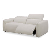Moes Eli Power Recliner Sofa Warm White KQ-1028-18-USA