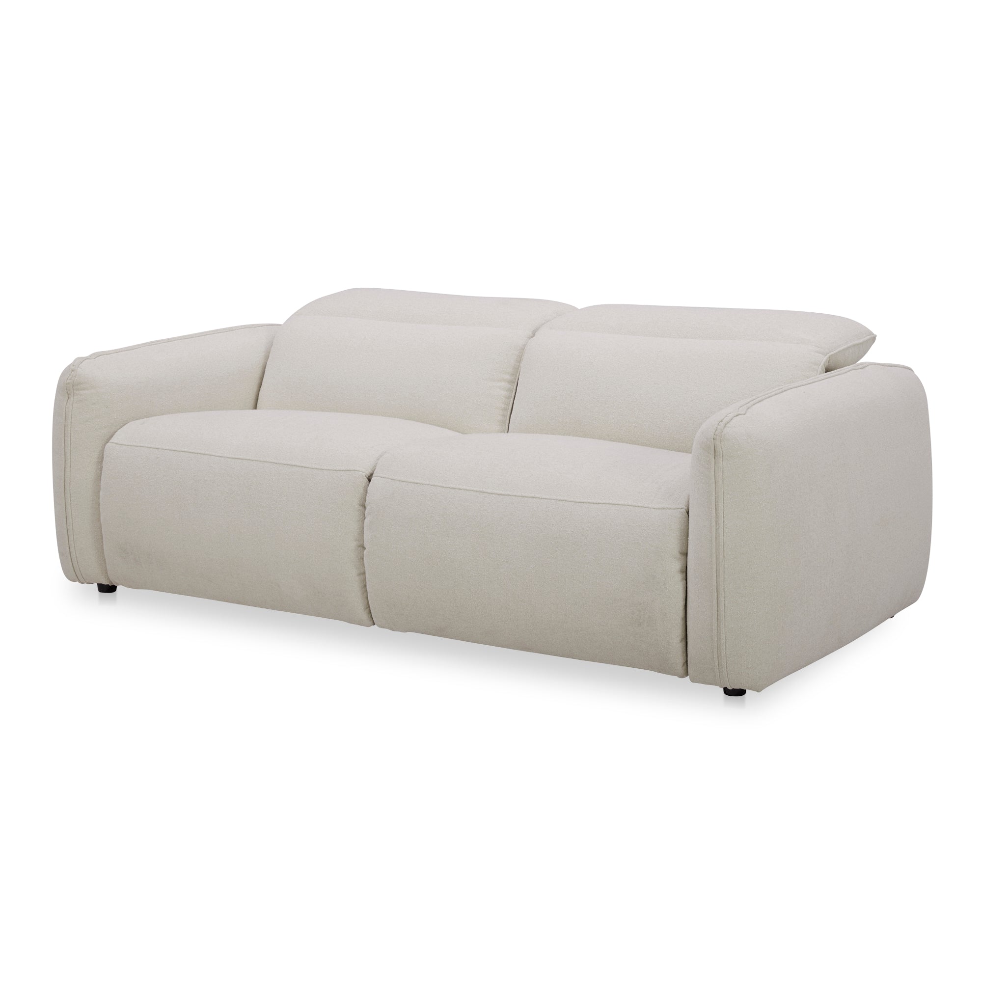 Moes Eli Power Recliner Sofa Warm White KQ-1028-18-USA