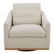 Moes Linden Swivel Chair Soft Beige KQ-1029-34-USA