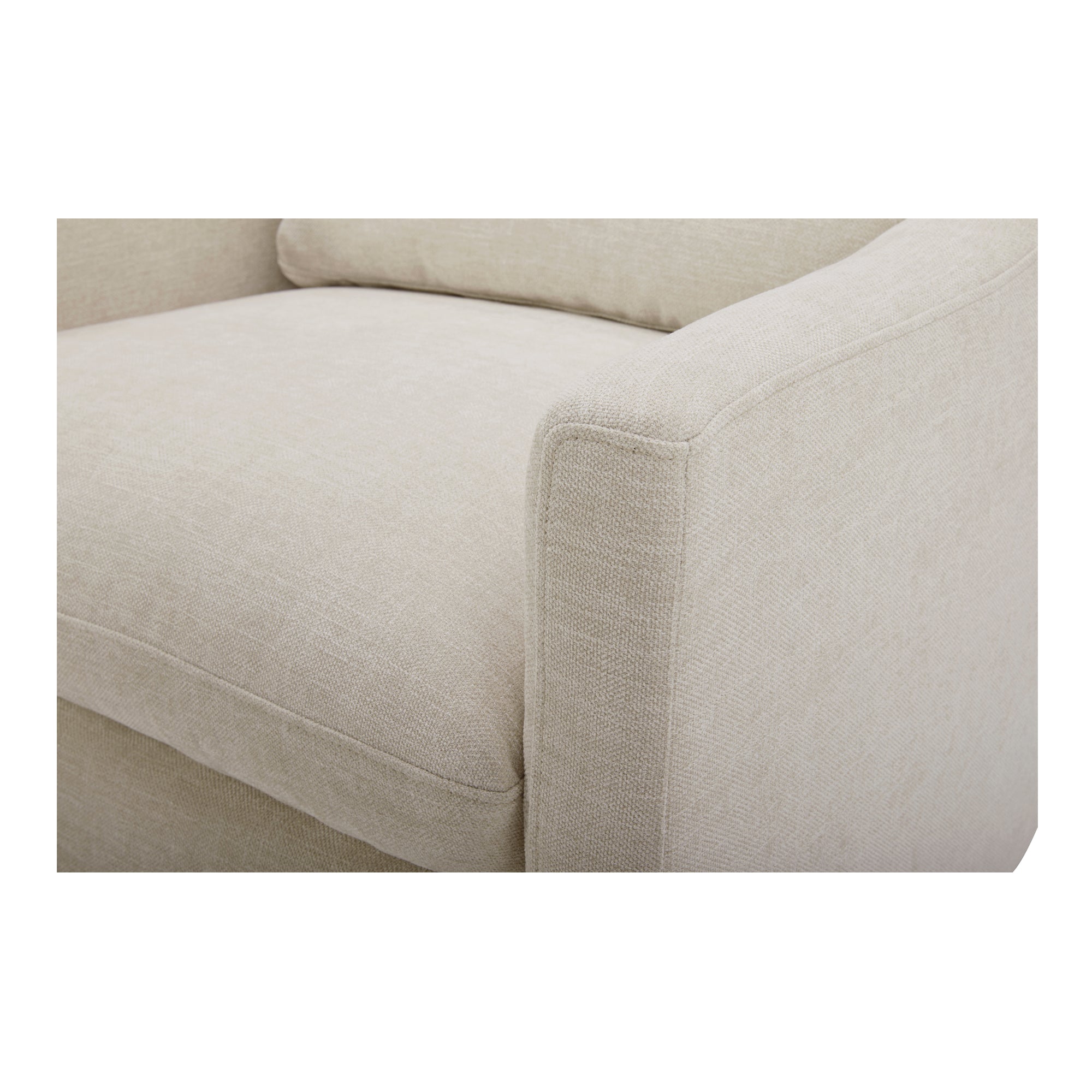 Moes Linden Swivel Chair Soft Beige KQ-1029-34-USA