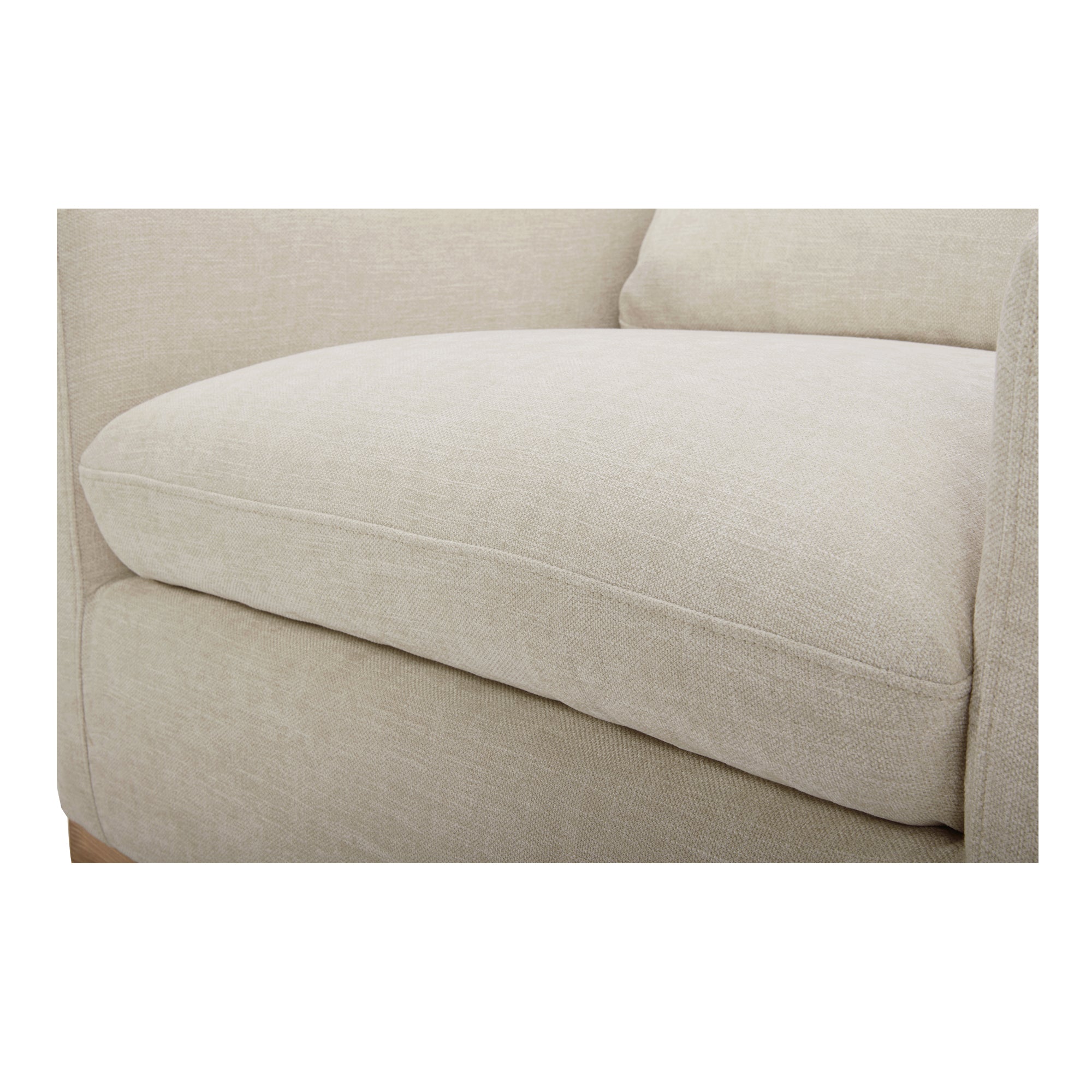 Moes Linden Swivel Chair Soft Beige KQ-1029-34-USA
