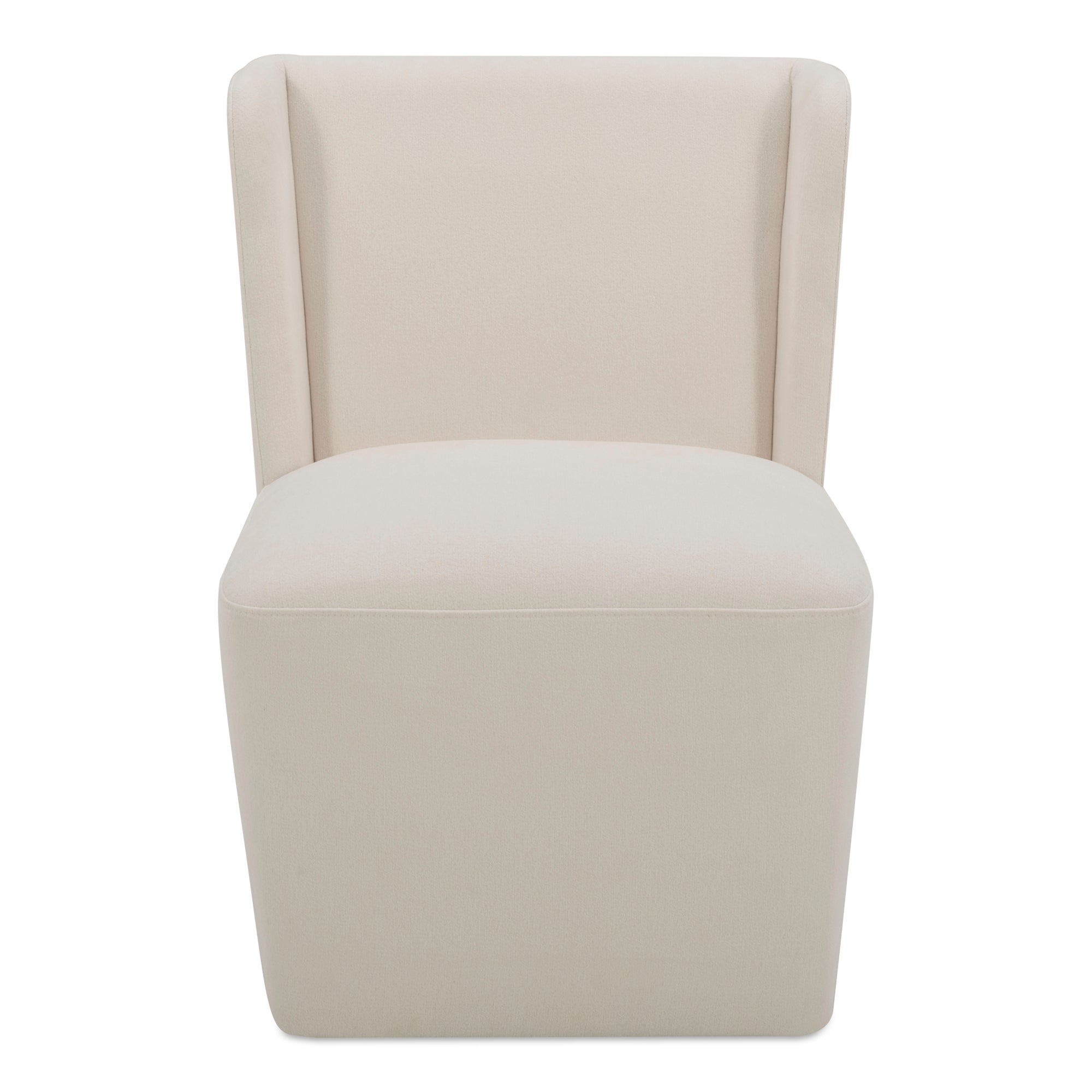 Moes Cormac Rolling Dining Chair Cream KQ-1035-05-USA