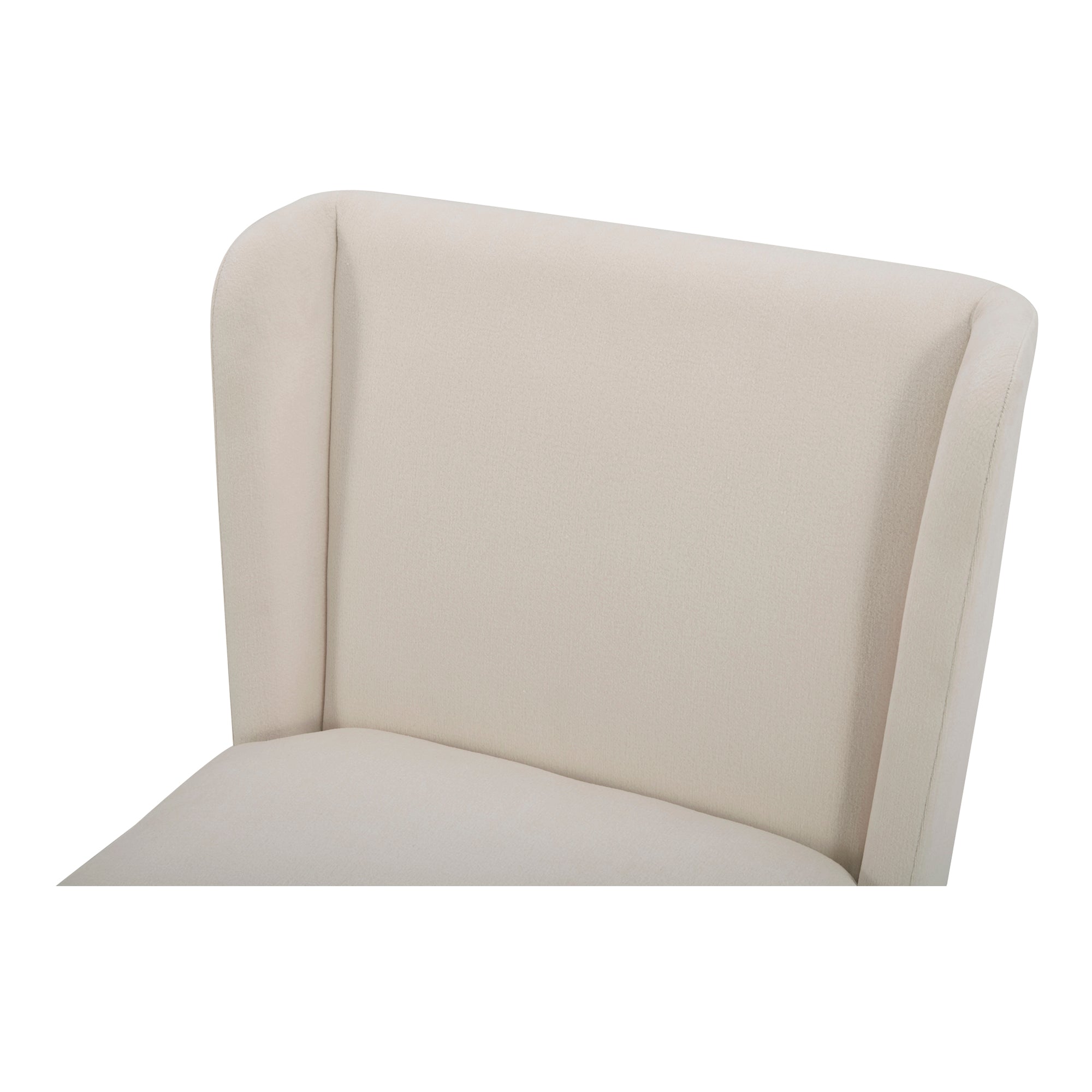 Moes Cormac Rolling Dining Chair Cream KQ-1035-05-USA