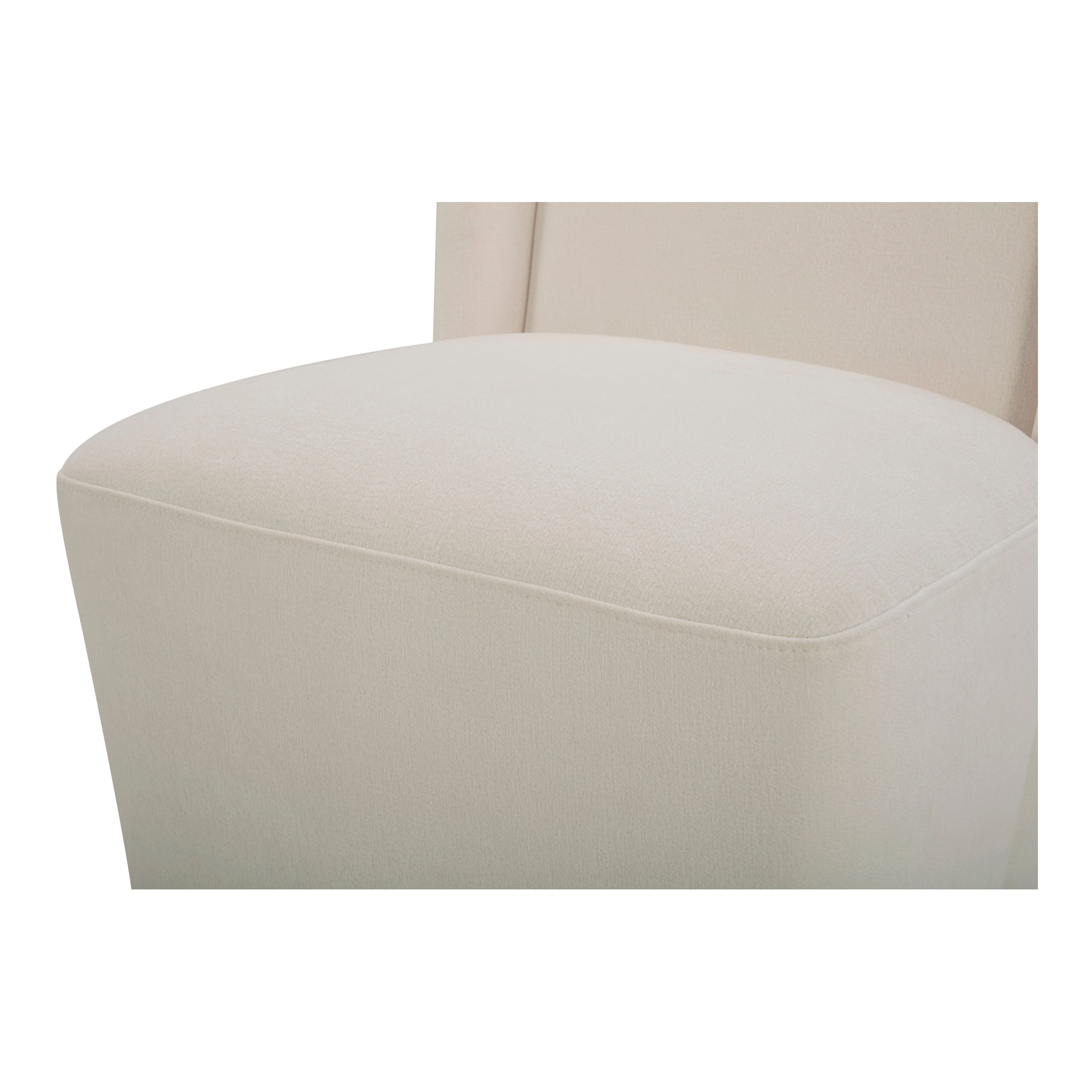 Moes Cormac Rolling Dining Chair Cream KQ-1035-05-USA
