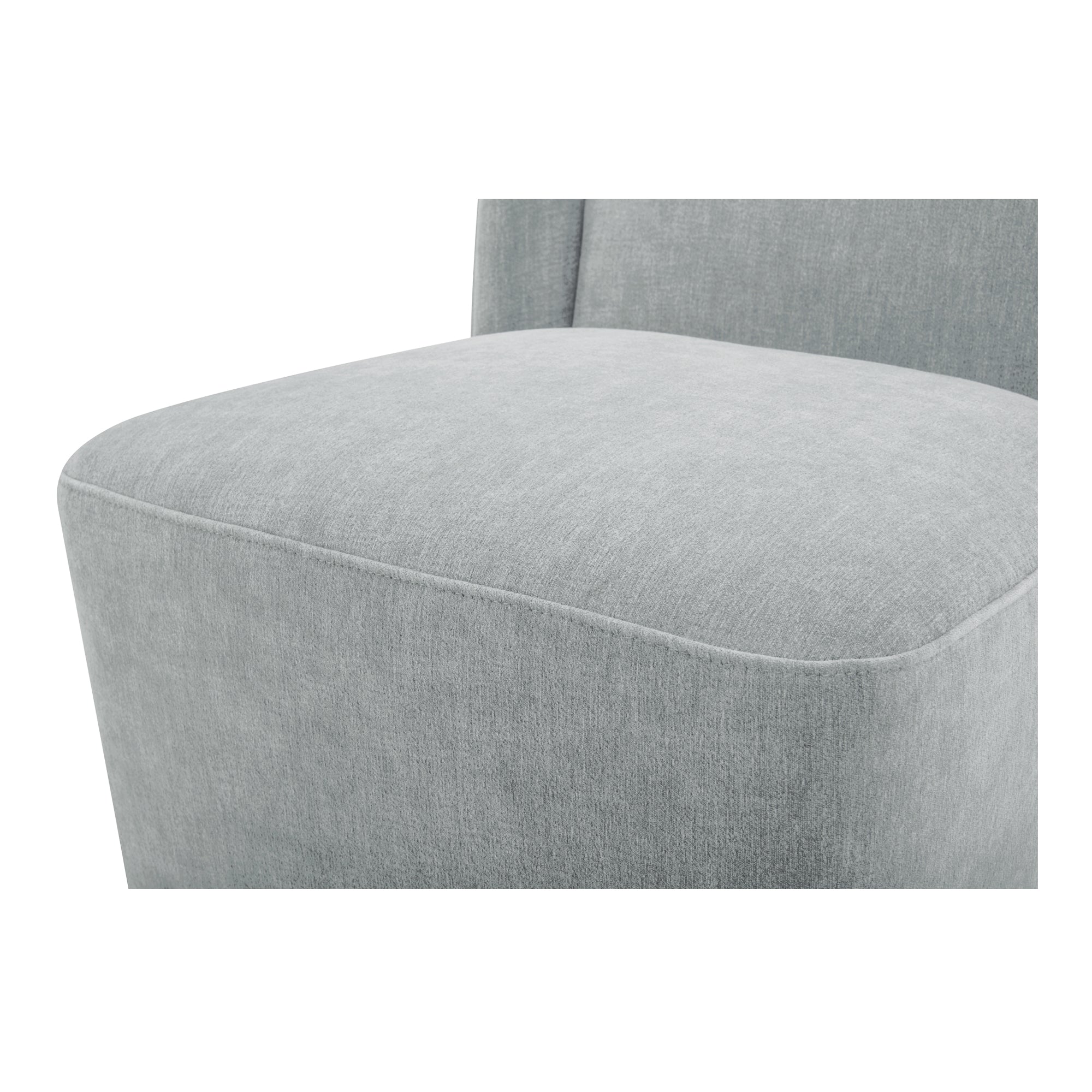 Moes Cormac Rolling Dining Chair Slate Green KQ-1035-16-USA