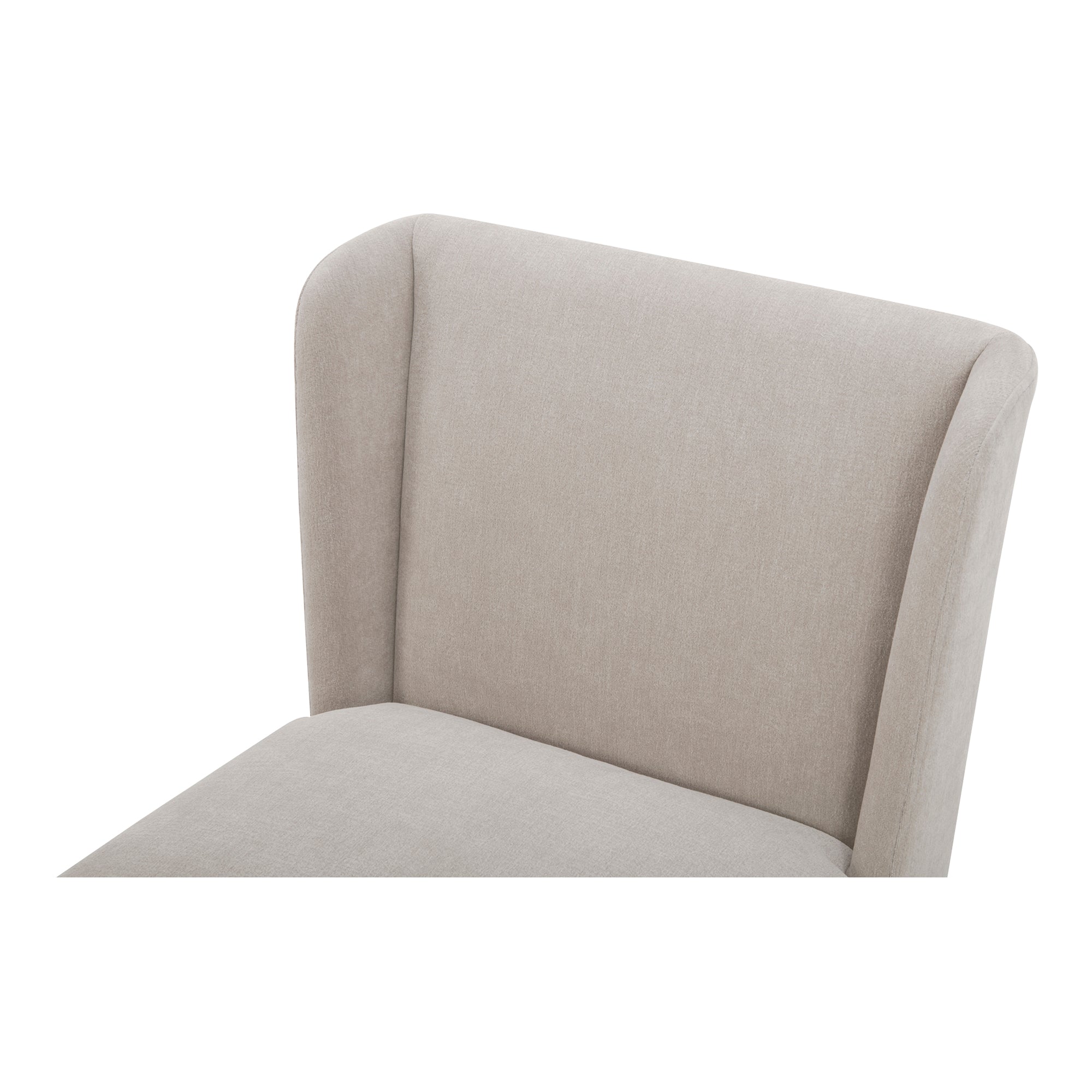 Moes Cormac Rolling Dining Chair Warm Sand KQ-1035-39-USA