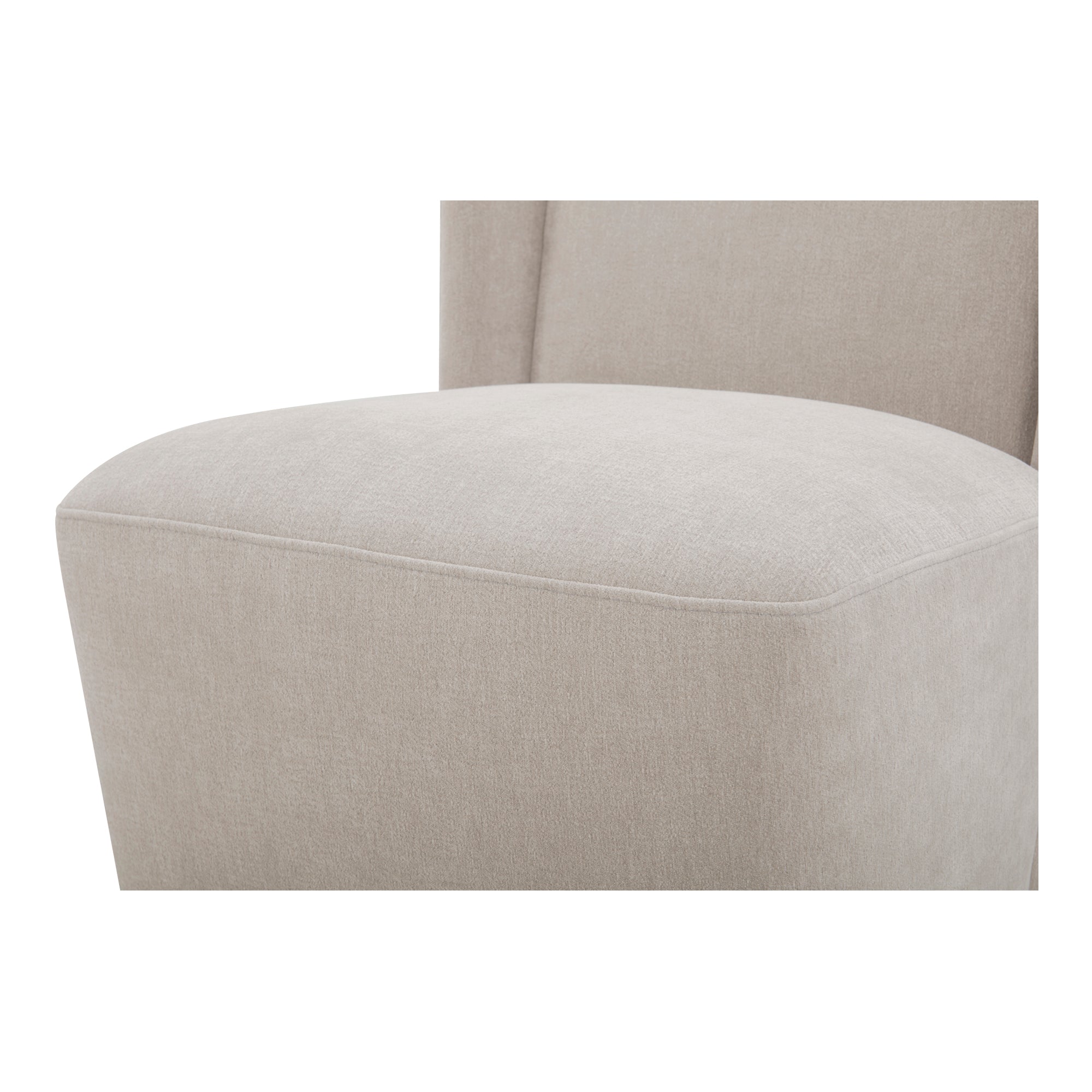 Moes Cormac Rolling Dining Chair Warm Sand KQ-1035-39-USA