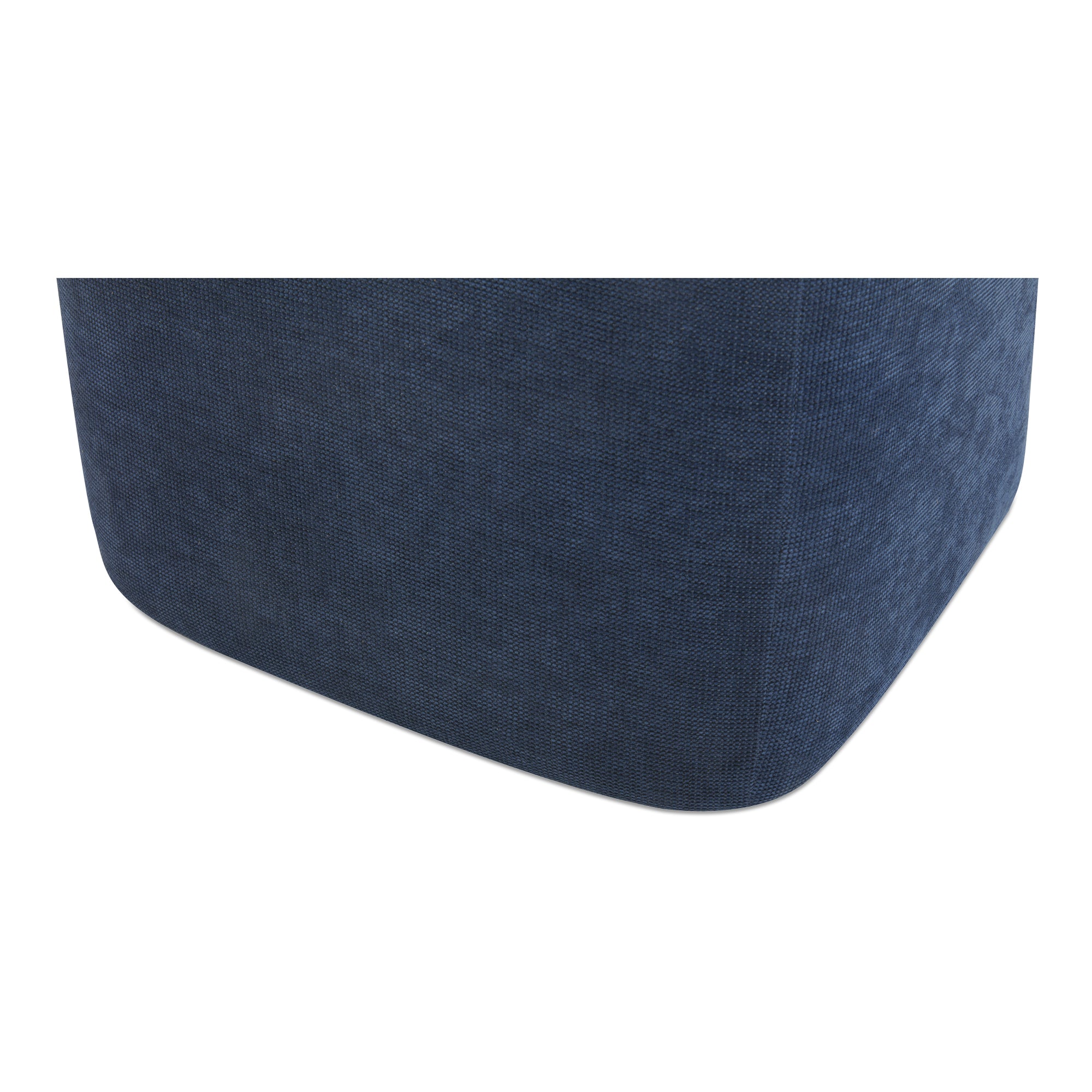 Moes Larson Rolling Dining Chair Navy Blue KQ-1036-19-USA
