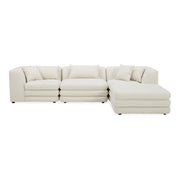 Moes Lowtide Lounge Modular Sectional Warm White KQ-1037-18