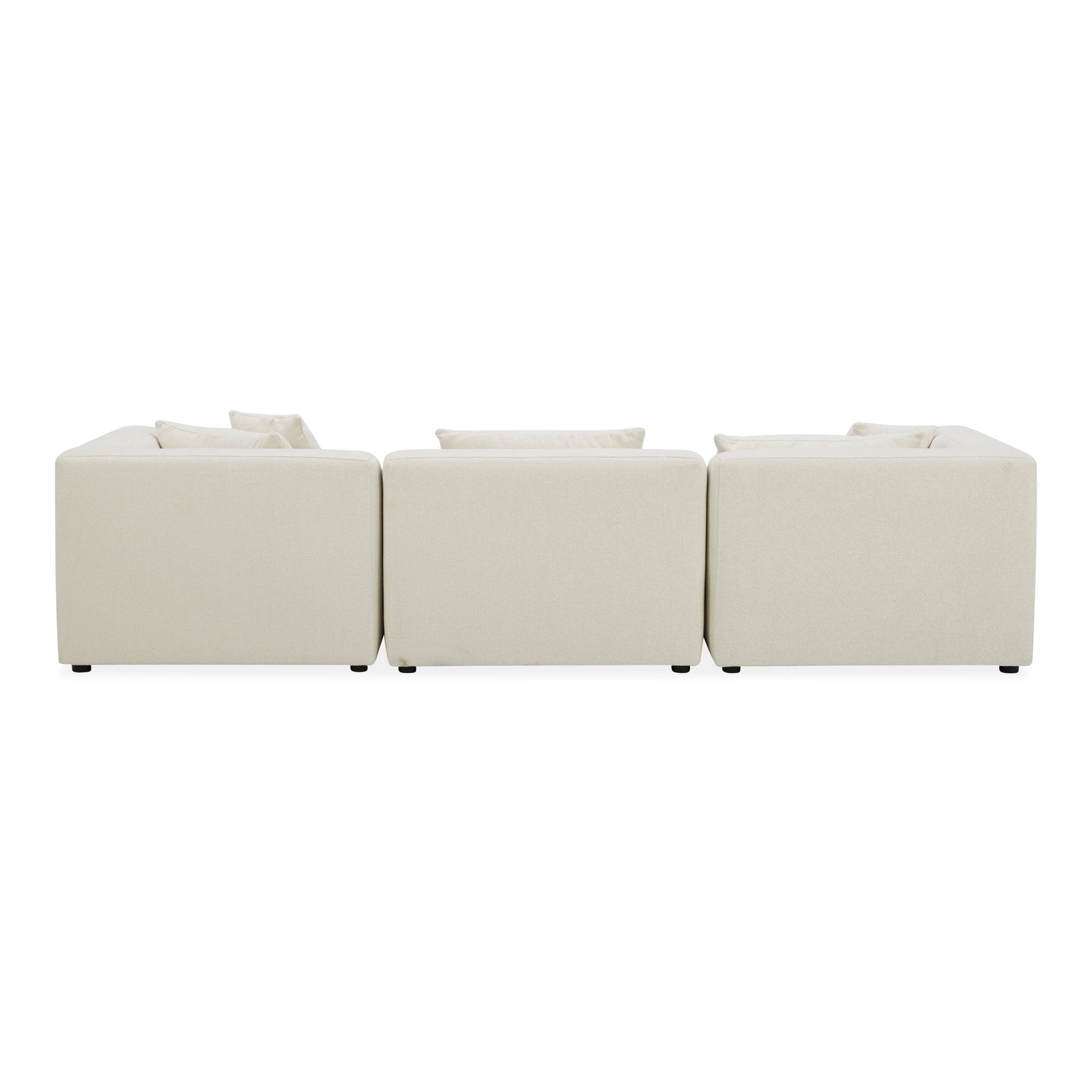 Moes Lowtide Lounge Modular Sectional Warm White KQ-1037-18