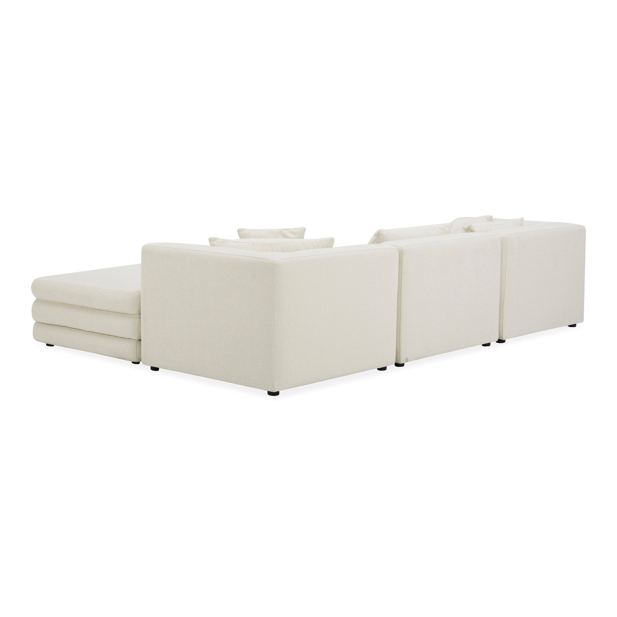 Moes Lowtide Lounge Modular Sectional Warm White KQ-1037-18