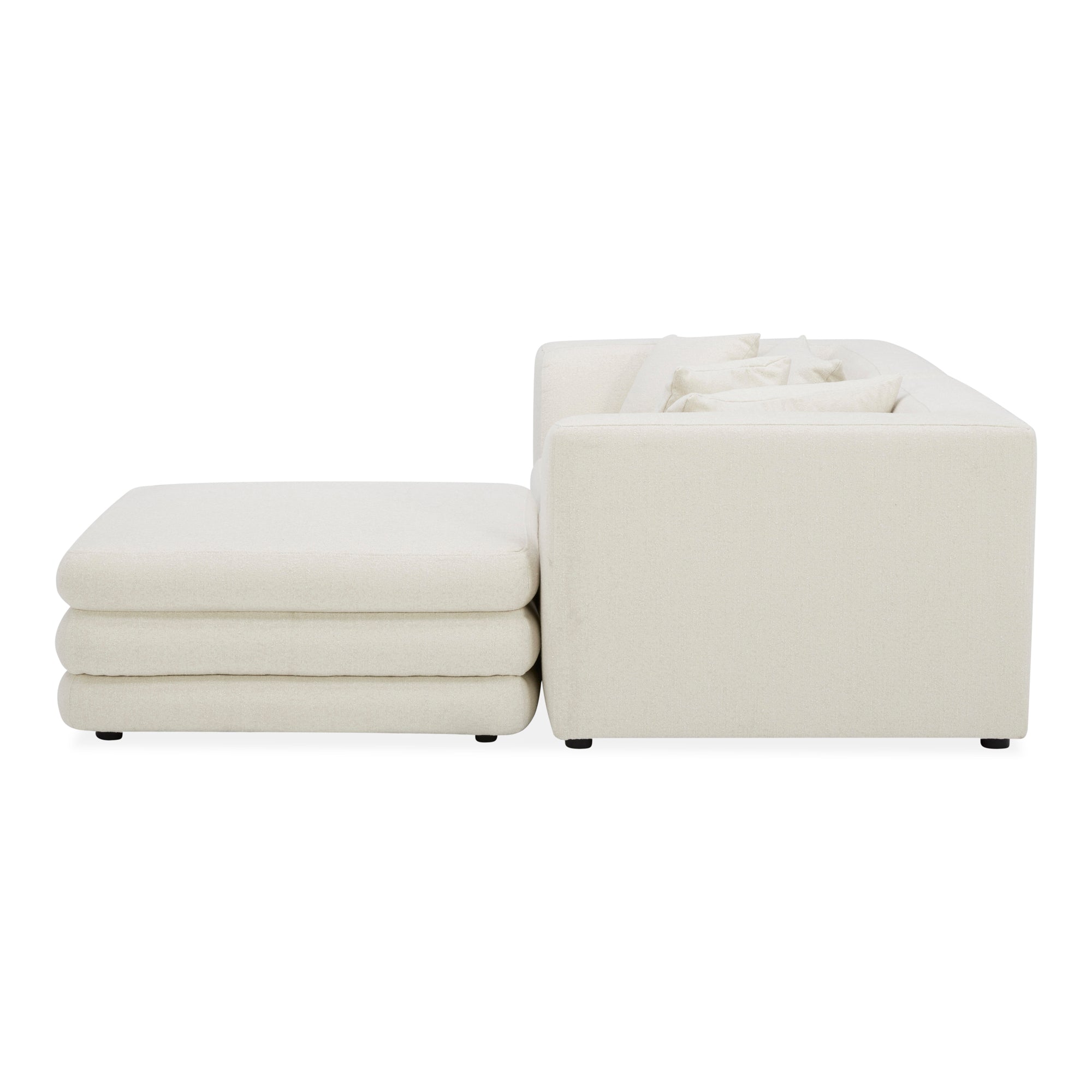 Moes Lowtide Nook Modular Sectional Warm White KQ-1038-18