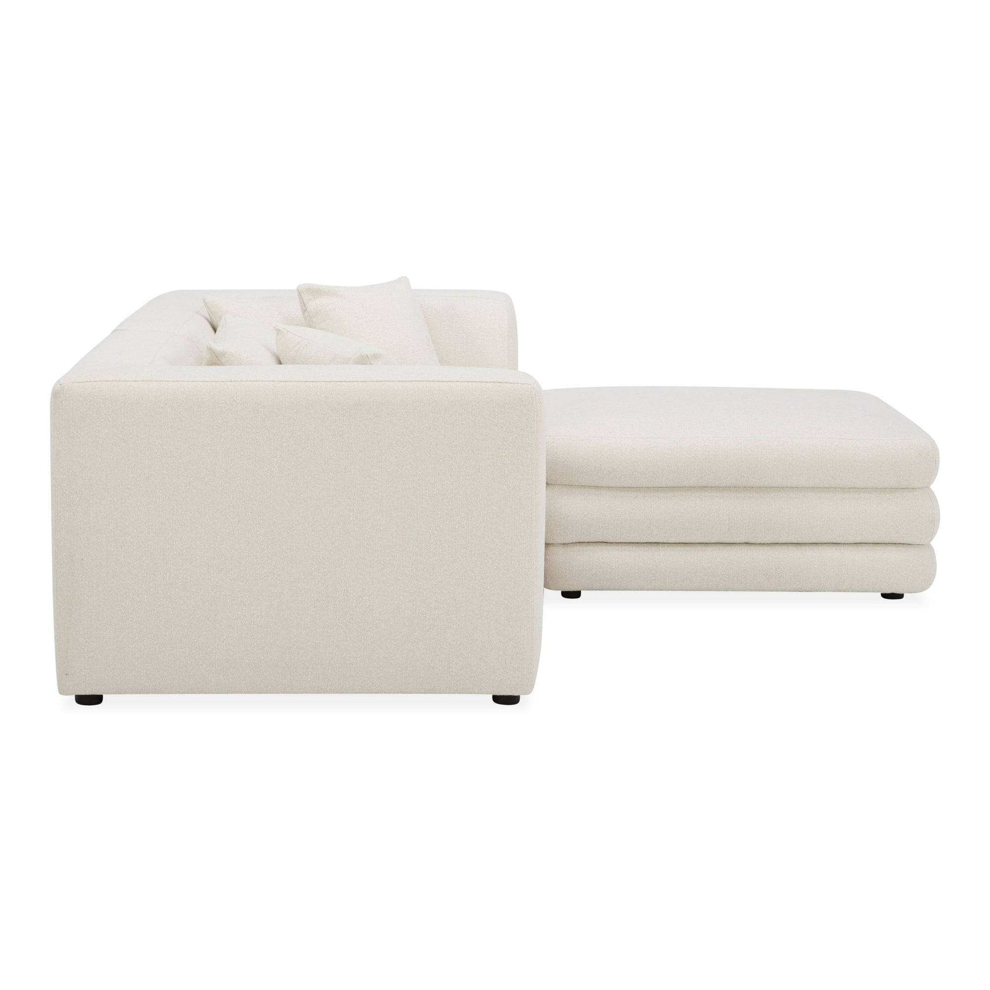 Moes Lowtide Nook Modular Sectional Warm White KQ-1038-18