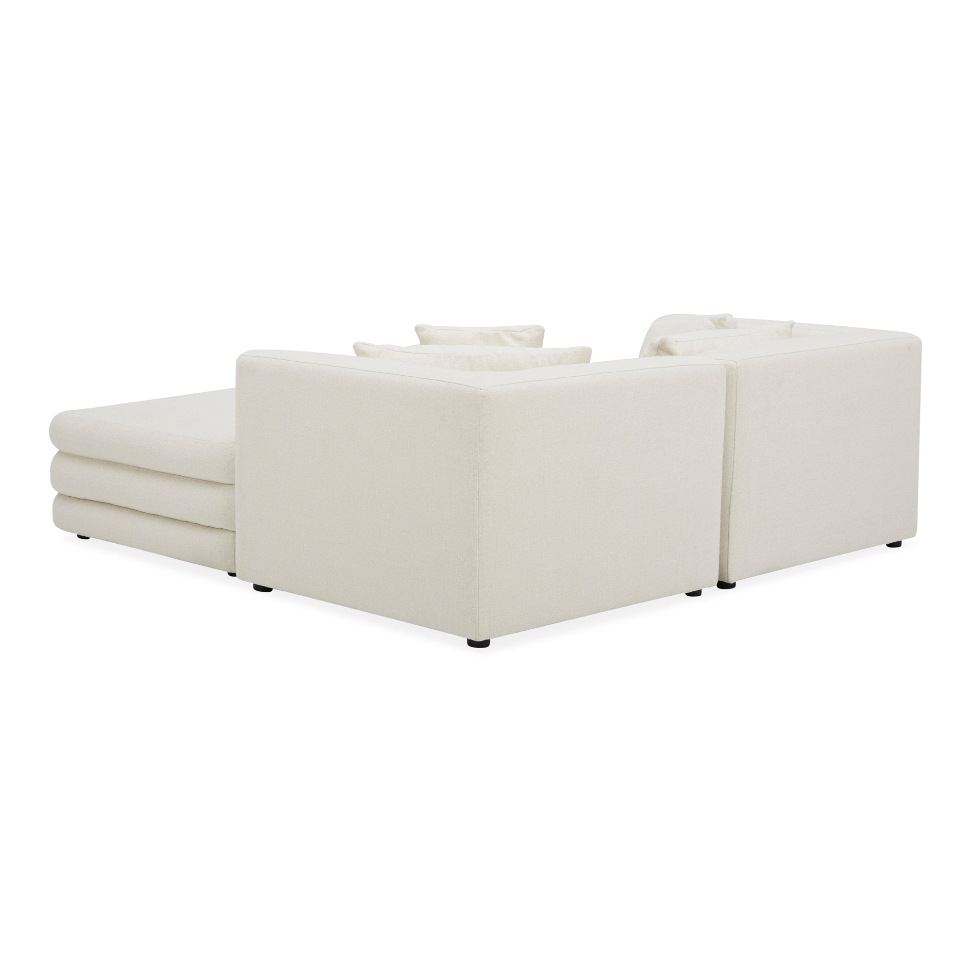 Moes Lowtide Nook Modular Sectional Warm White KQ-1038-18