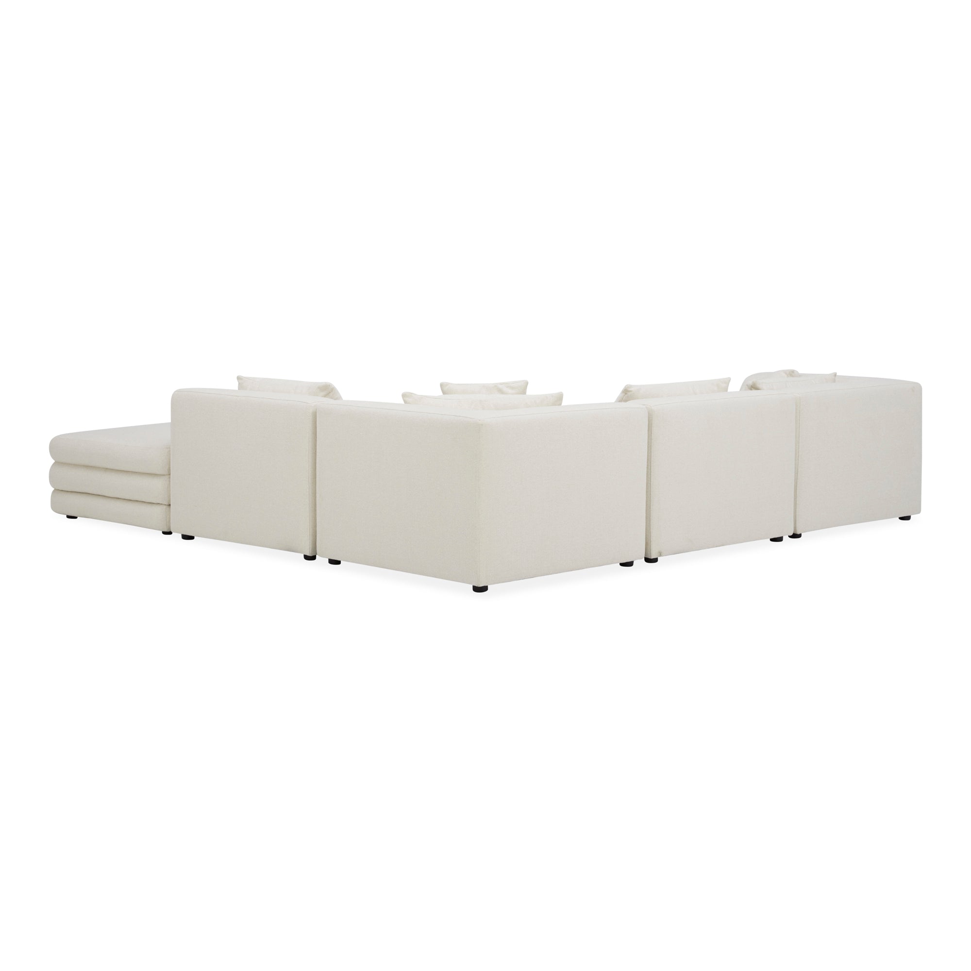 Moes Lowtide Dream Modular Sectional Warm White KQ-1040-18