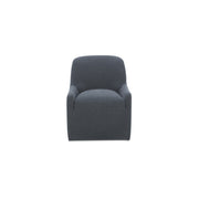 Moes Maisie Rolling Dining Chair Slate Blue KQ-1045-26-USA