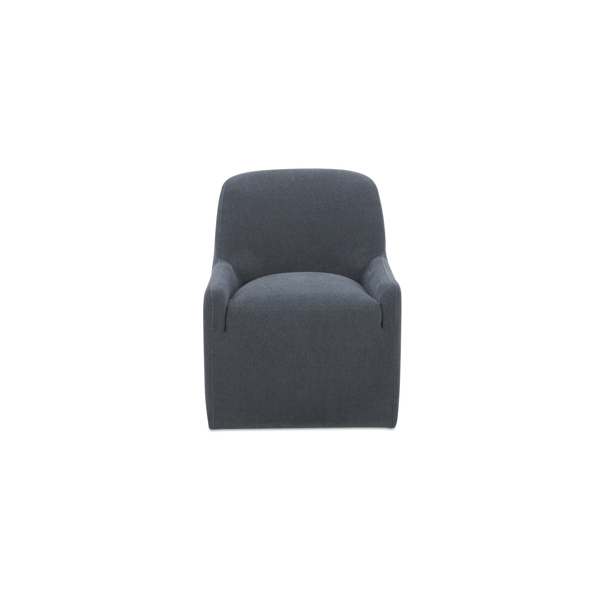 Moes Maisie Rolling Dining Chair Slate Blue KQ-1045-26-USA