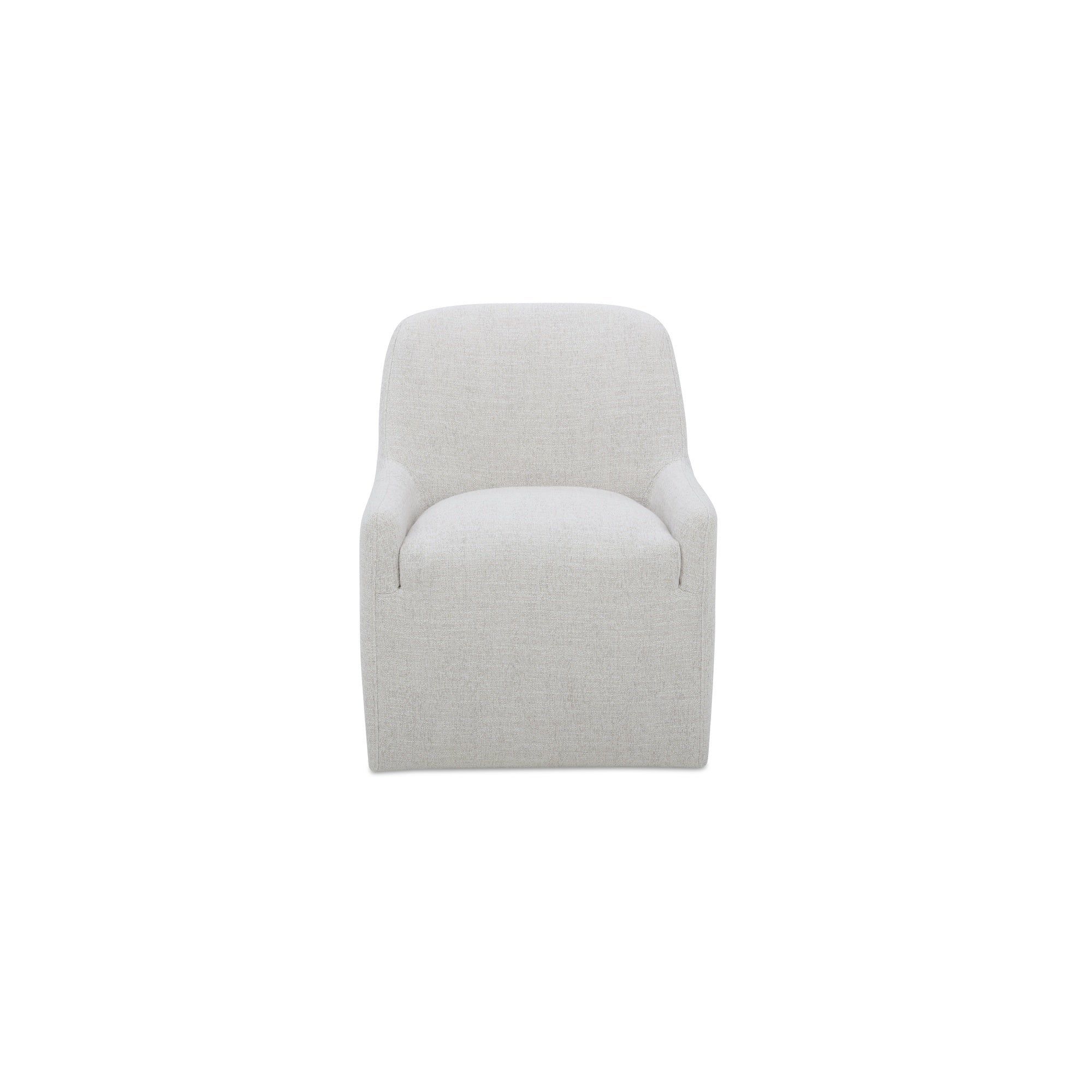 Moes Maisie Rolling Dining Chair Flecked Oat KQ-1045-34-USA