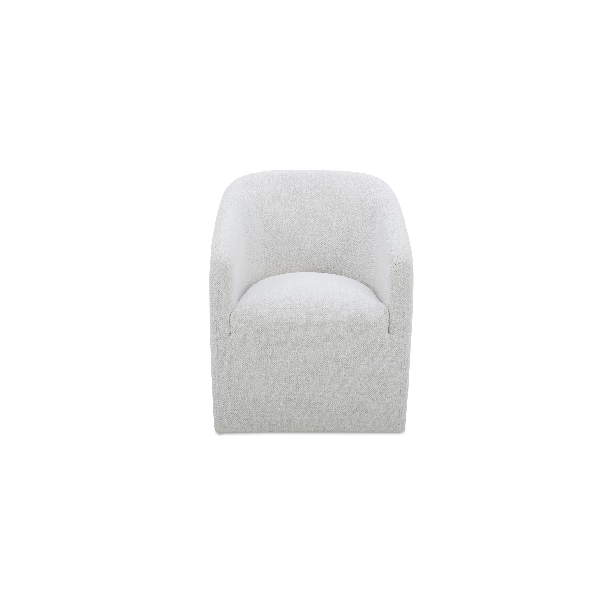 Moes Sandy Rolling Dining Chair Off White KQ-1046-05-USA