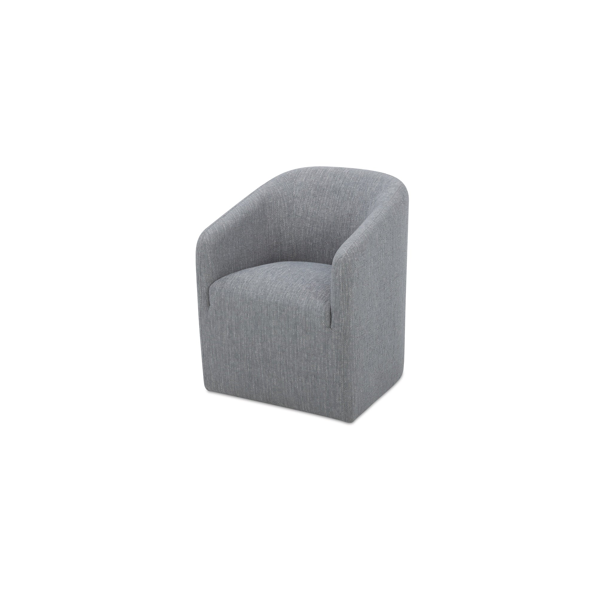 Moes Sandy Rolling Dining Chair Grey KQ-1046-15-USA