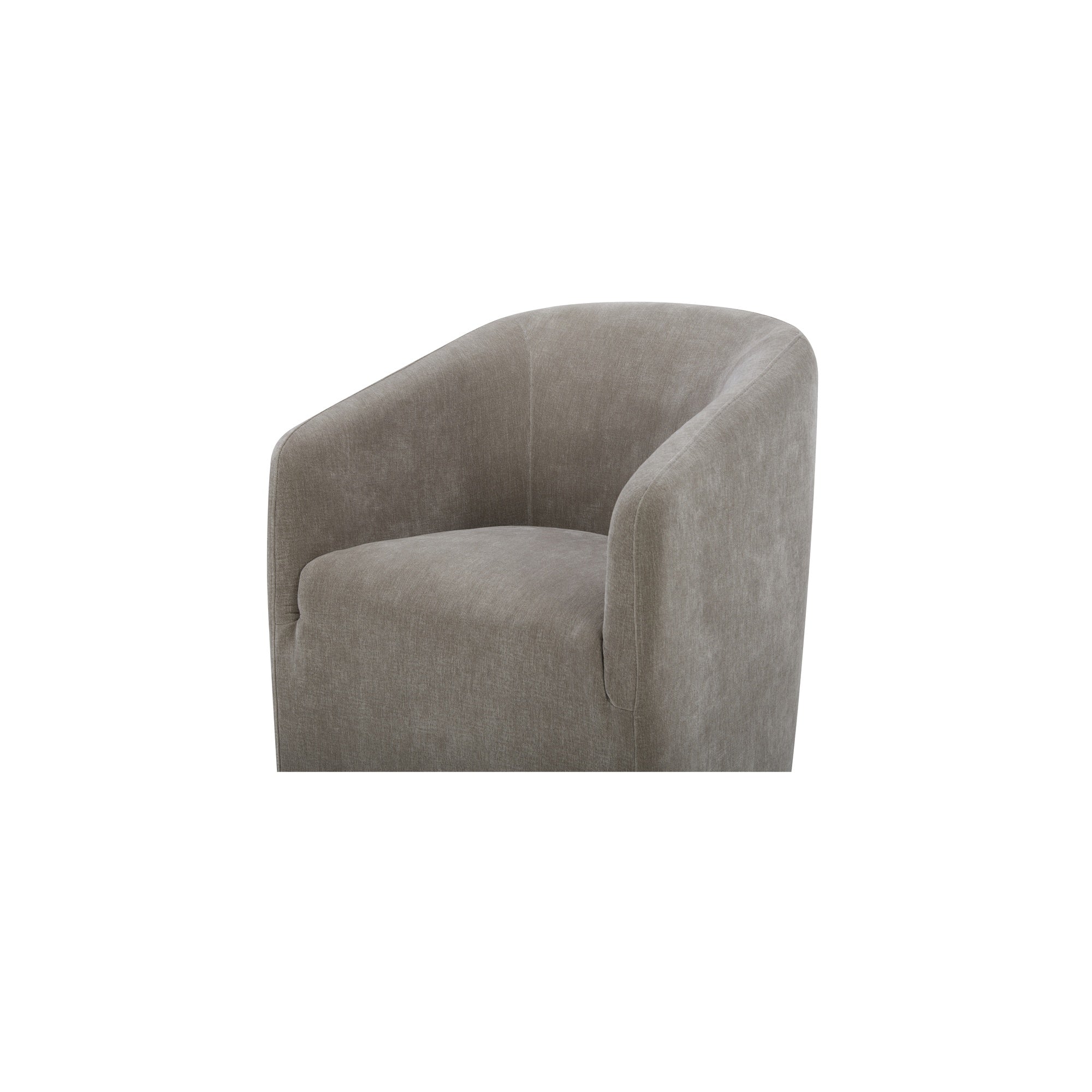 Moes Sandy Rolling Dining Chair Taupe KQ-1046-39-USA